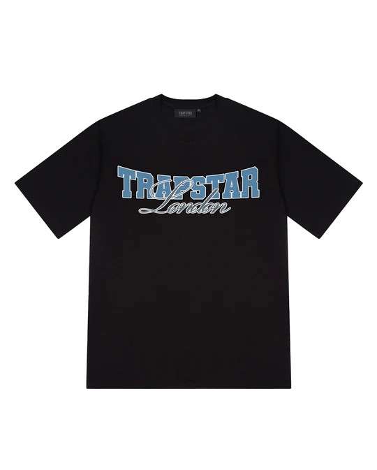 Black Men\'s Trapstar Drop Out T-shirts, Trapstar London | 2743SPCTM