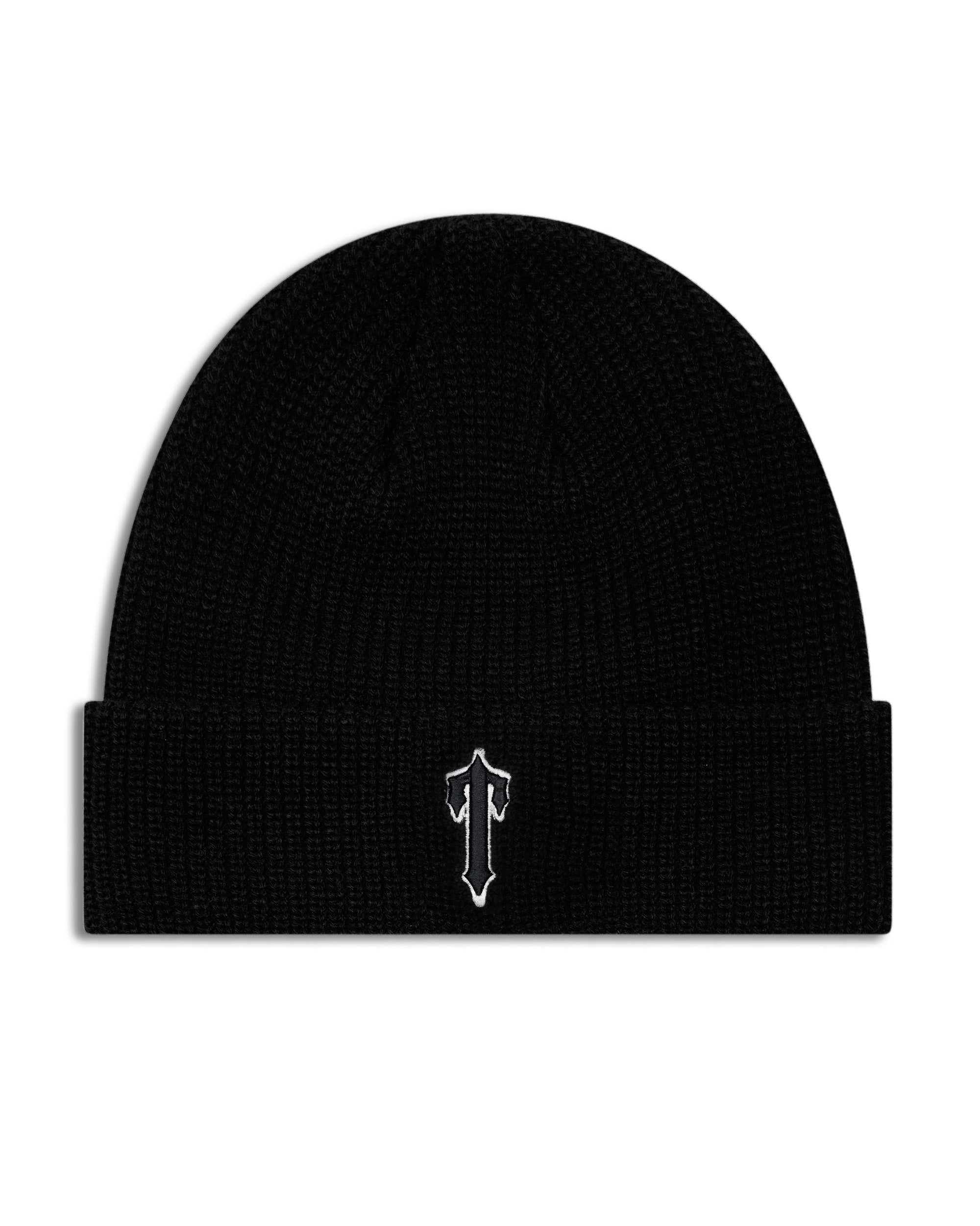 Black Men\'s Trapstar Foundation Beanie, Trapstar London | 6847WZUVE