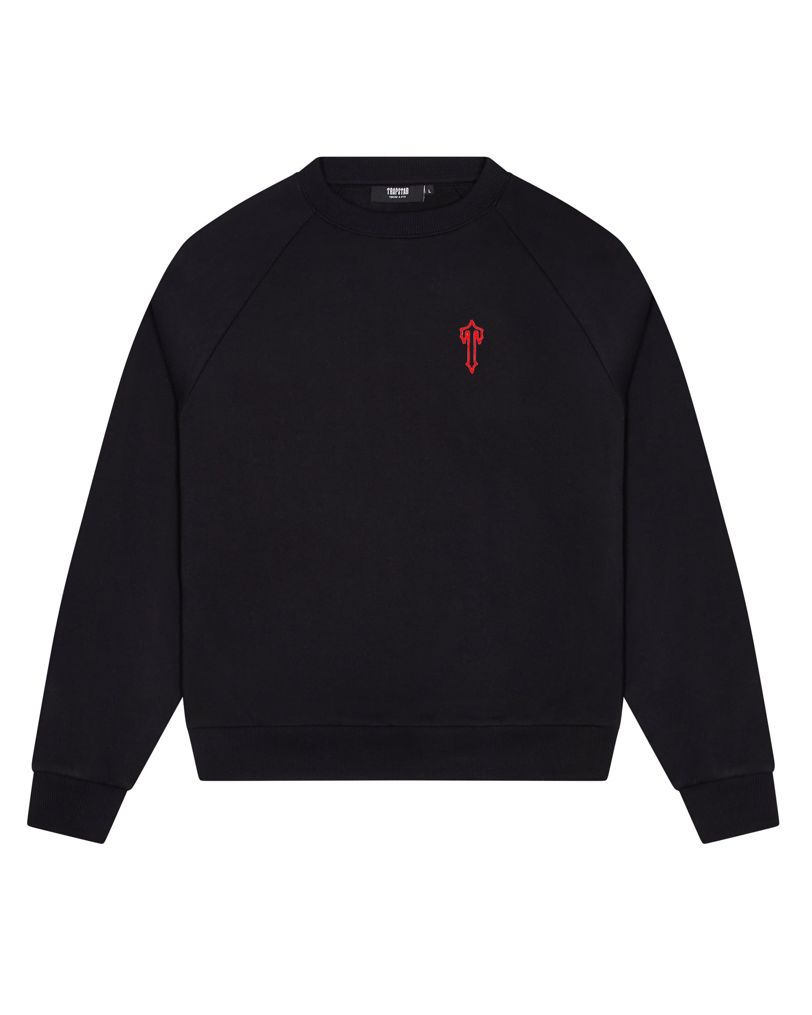 Black Men\'s Trapstar Foundation Crew Sweatshirts, Trapstar London | 6815MXQJZ