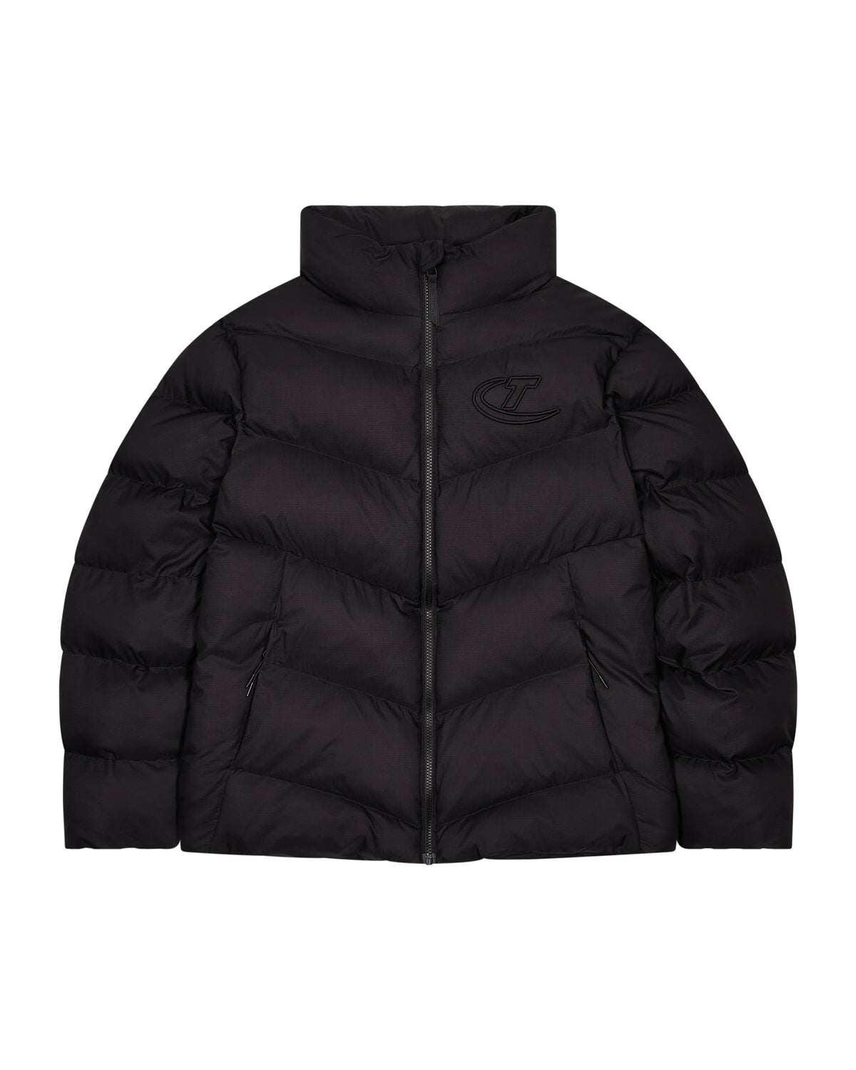 Black Men\'s Trapstar Hyperdrive Puffer Jackets, Trapstar London | 5347XDHTL