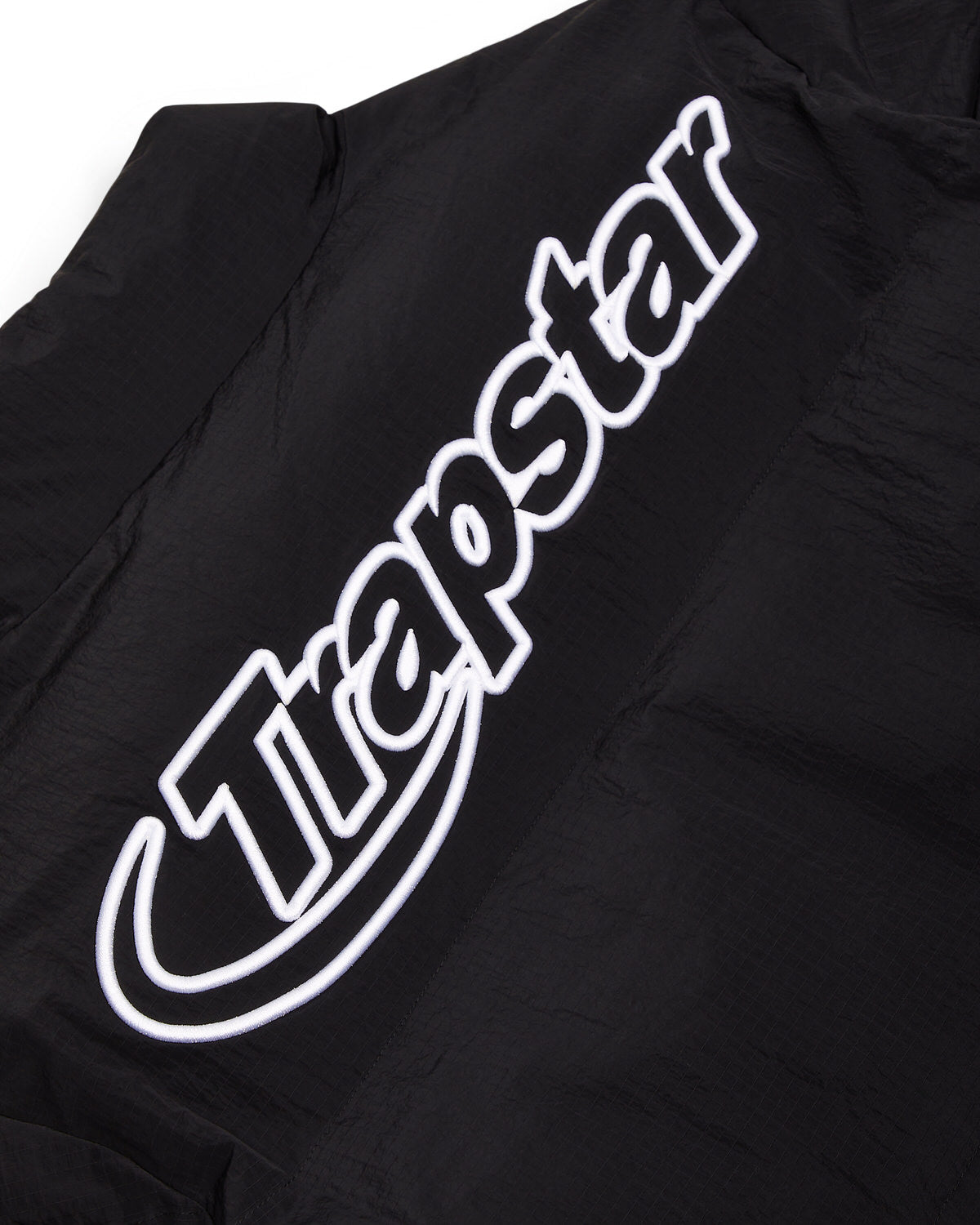 Black Men's Trapstar Hyperdrive Ripstop Puffer Jackets, Trapstar London | 5038XJMIB