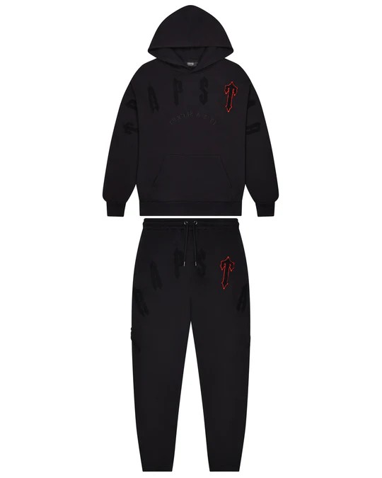 Black Men\'s Trapstar Irongate Arch Chenille 2.0 Tracksuits, Trapstar London | 7315DESLV