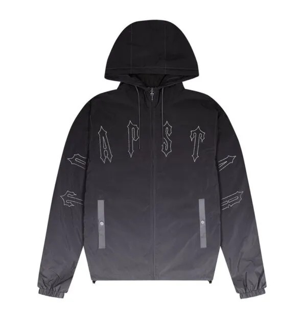 Black Men\'s Trapstar Irongate Quilted Windbreaker, Trapstar London | 8150OYNVC