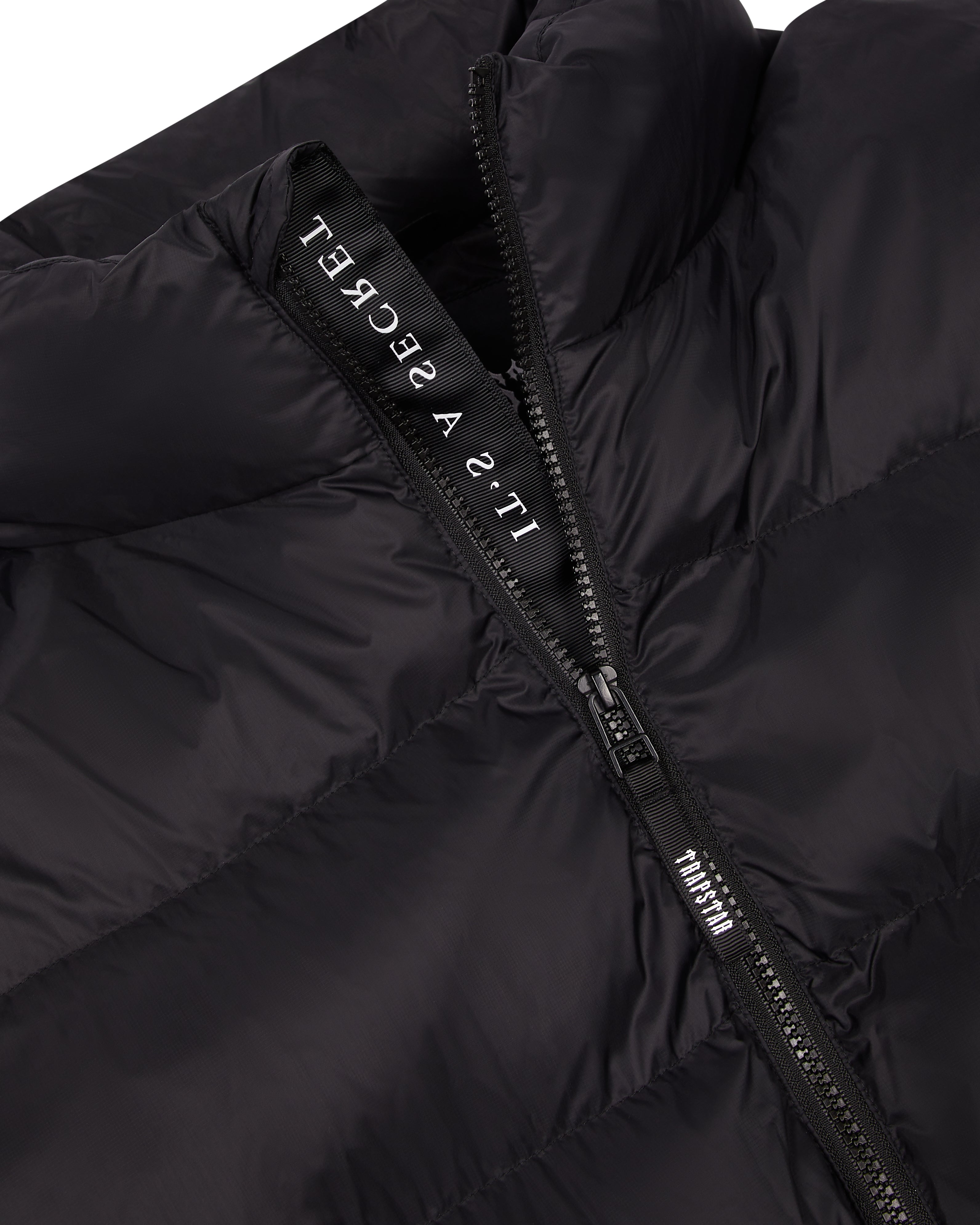 Black Men's Trapstar It’s A Secret Puffer Jackets, Trapstar London | 1738NQIOP