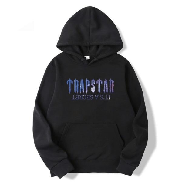 Black Men\'s Trapstar It’s a secret Galaxy Hoodies, Trapstar London | 3026TDGVC