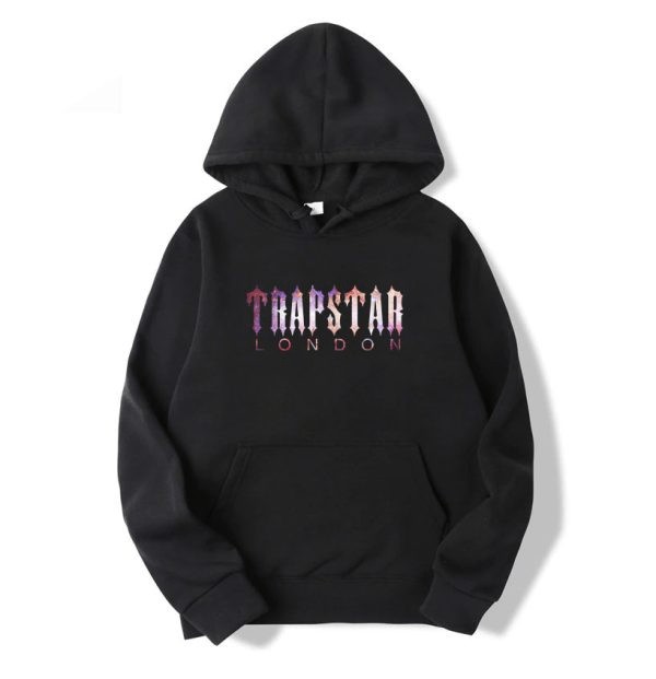 Black Men\'s Trapstar London Galaxy Hoodies, Trapstar London | 8430WNSTF