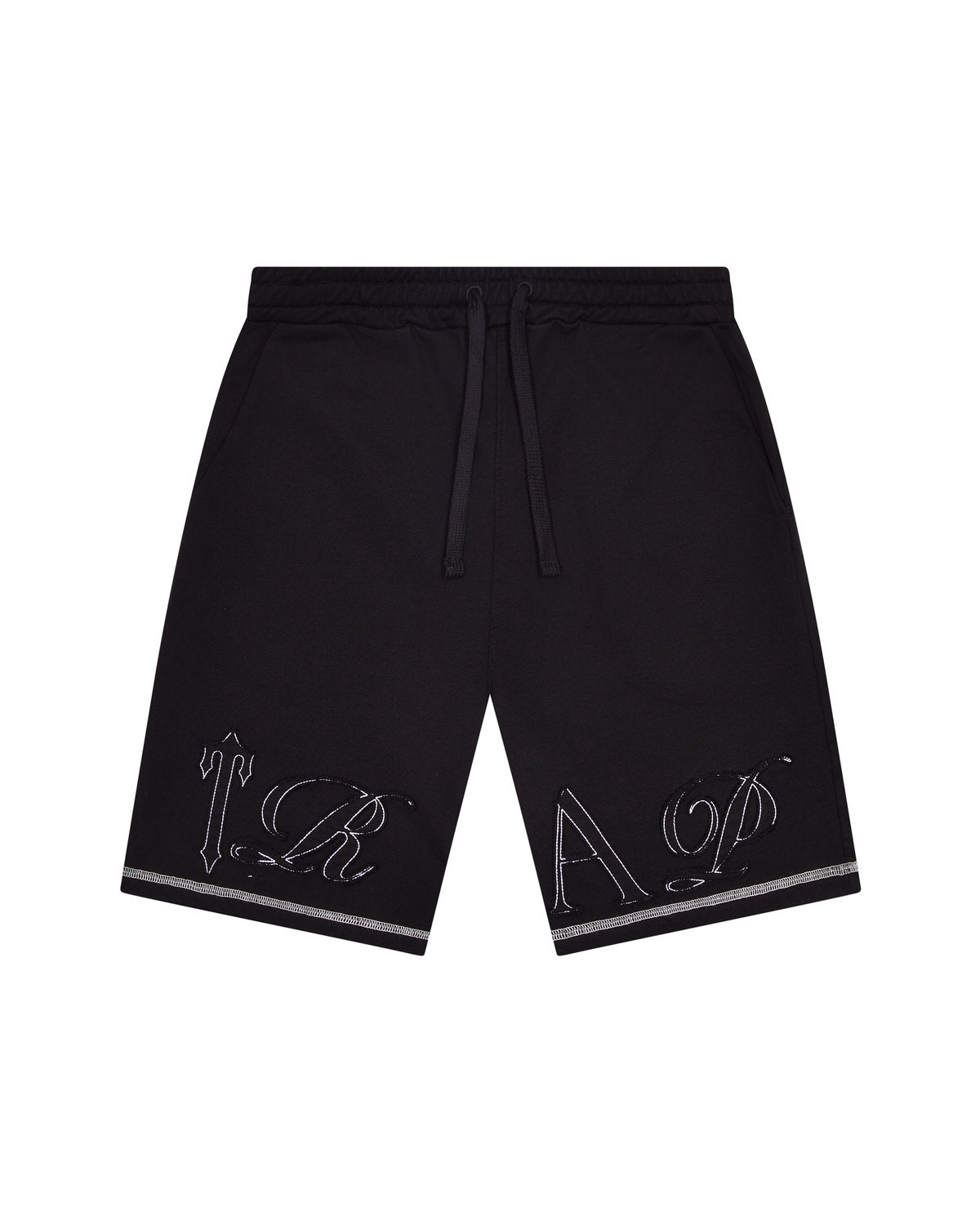 Black Men\'s Trapstar Patchwork Script Shorts, Trapstar London | 0654UGZHK