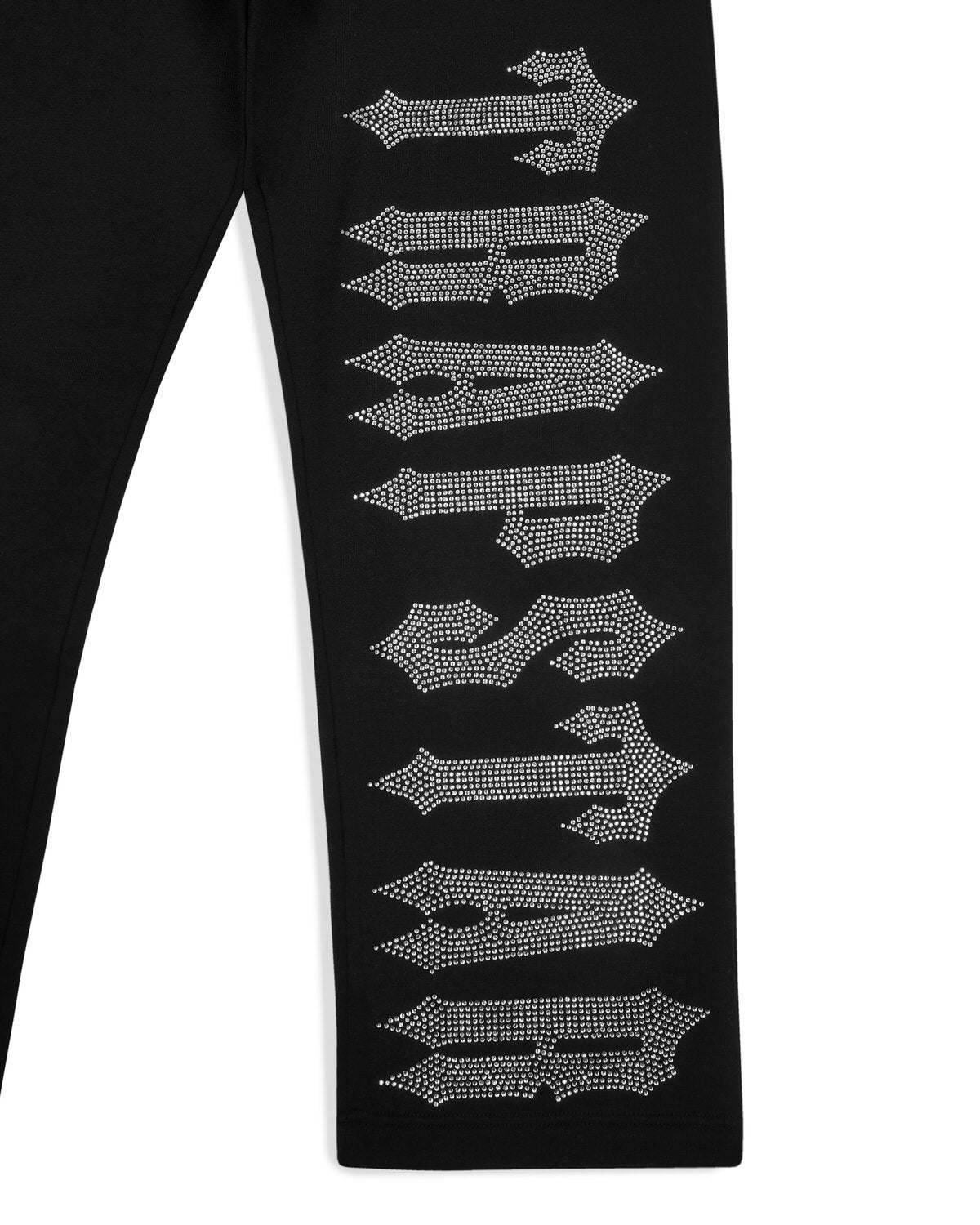 Black Men's Trapstar Skull Decoded Diamante Sweatpants, Trapstar London | 1082KJTAW