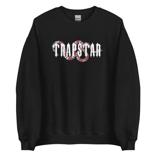 Black Men\'s Trapstar Snake Sweatshirts, Trapstar London | 7489ZQUDH