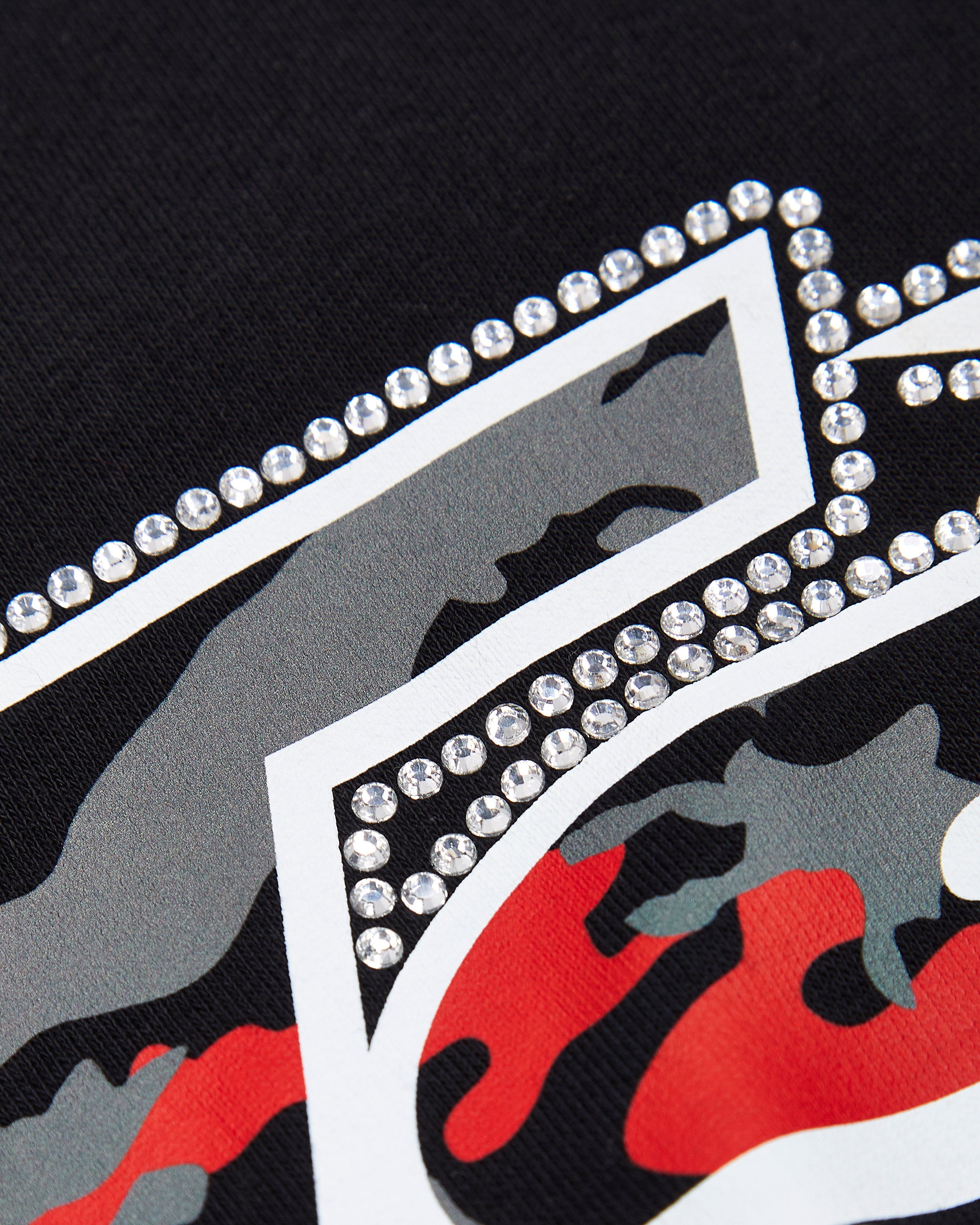 Black Men's Trapstar TS Star Camo Hoodies, Trapstar London | 0315XEGDZ