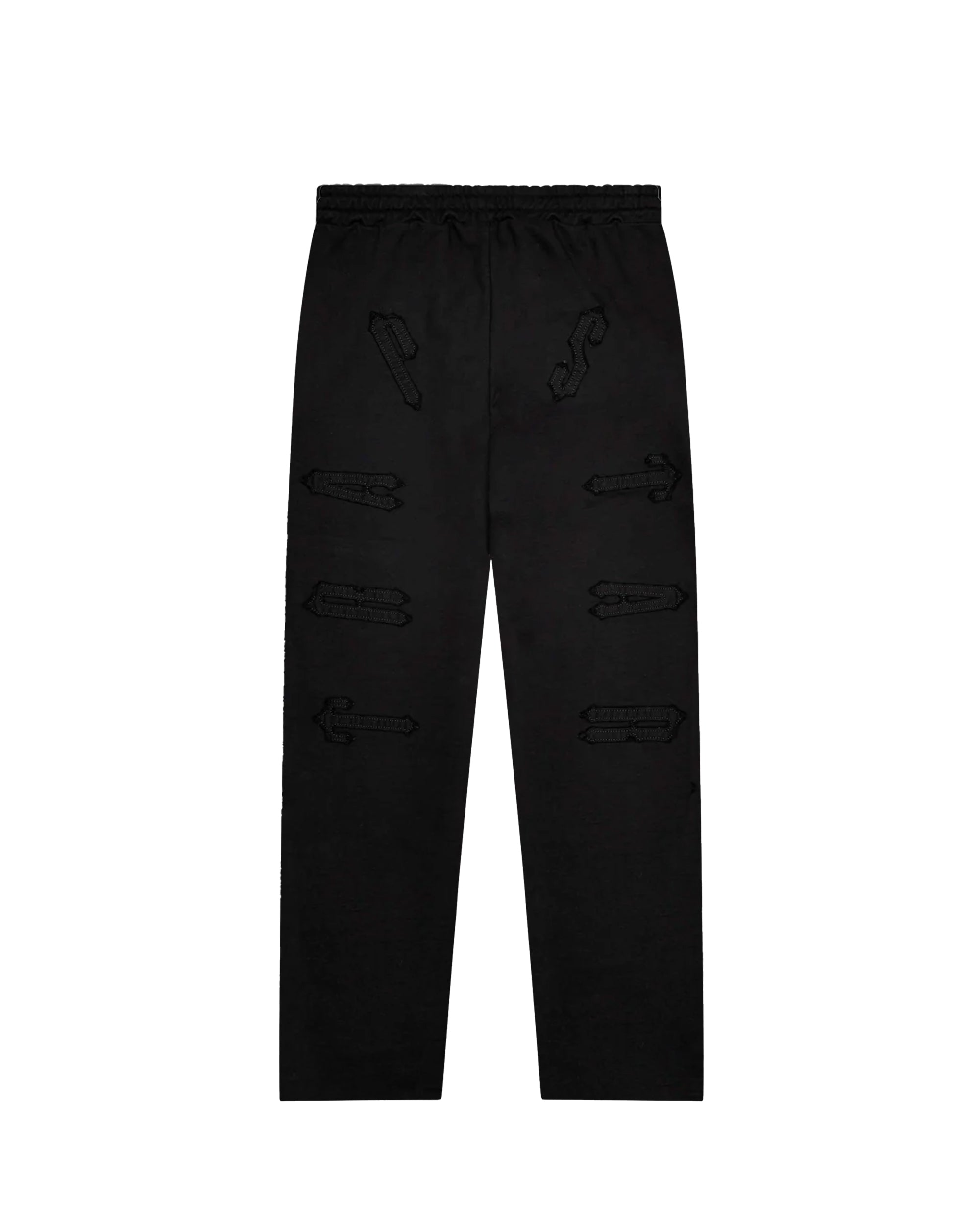 Black Men's Trapstar x Ed Hardy Irongate Patchwork Sweatpants, Trapstar London | 0342VIBXE