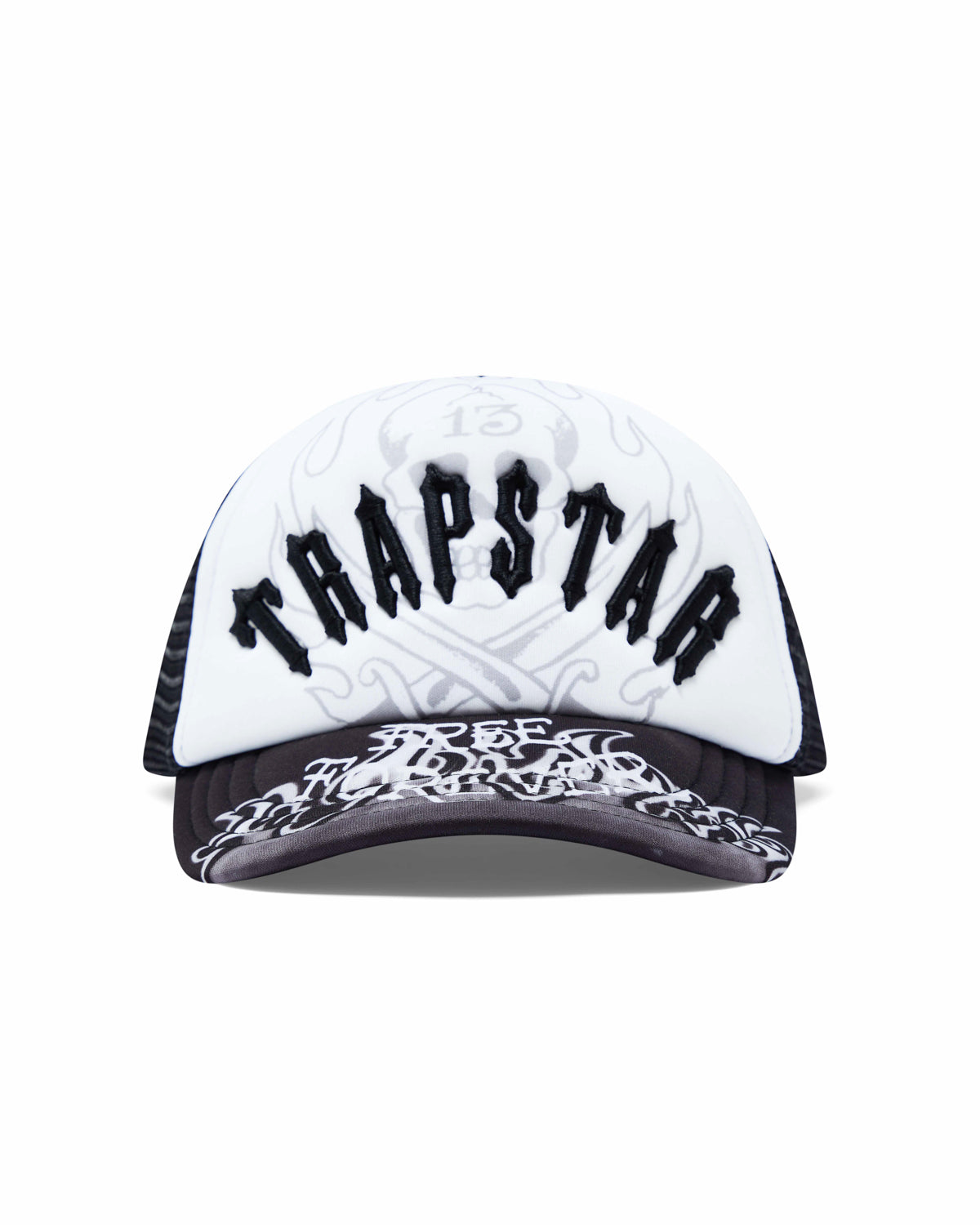 Black Men\'s Trapstar x Ed Hardy Irongate Arch Caps, Trapstar London | 9385DFGZL