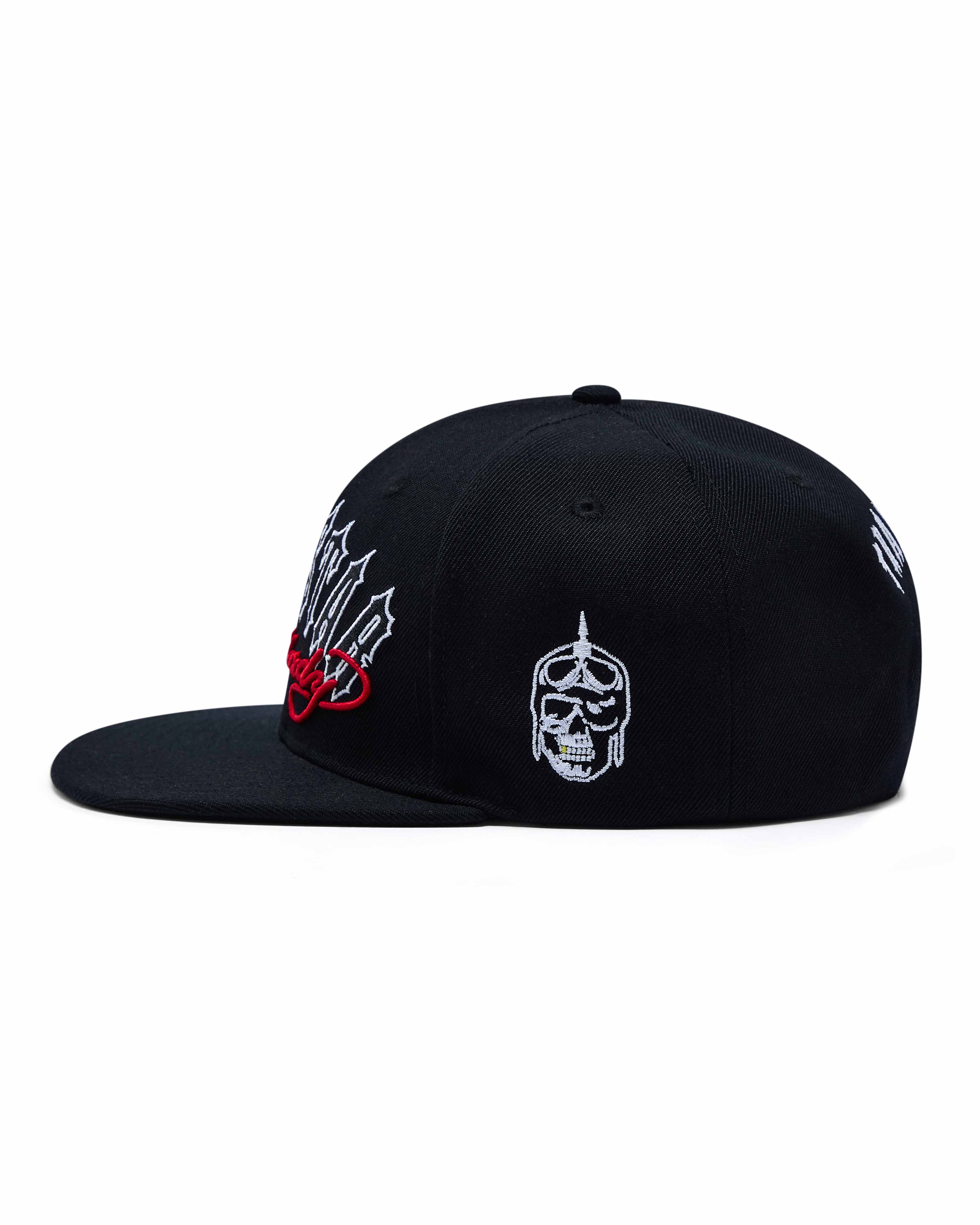 Black Men's Trapstar x Ed Hardy Snapback Caps, Trapstar London | 0712RHCJL