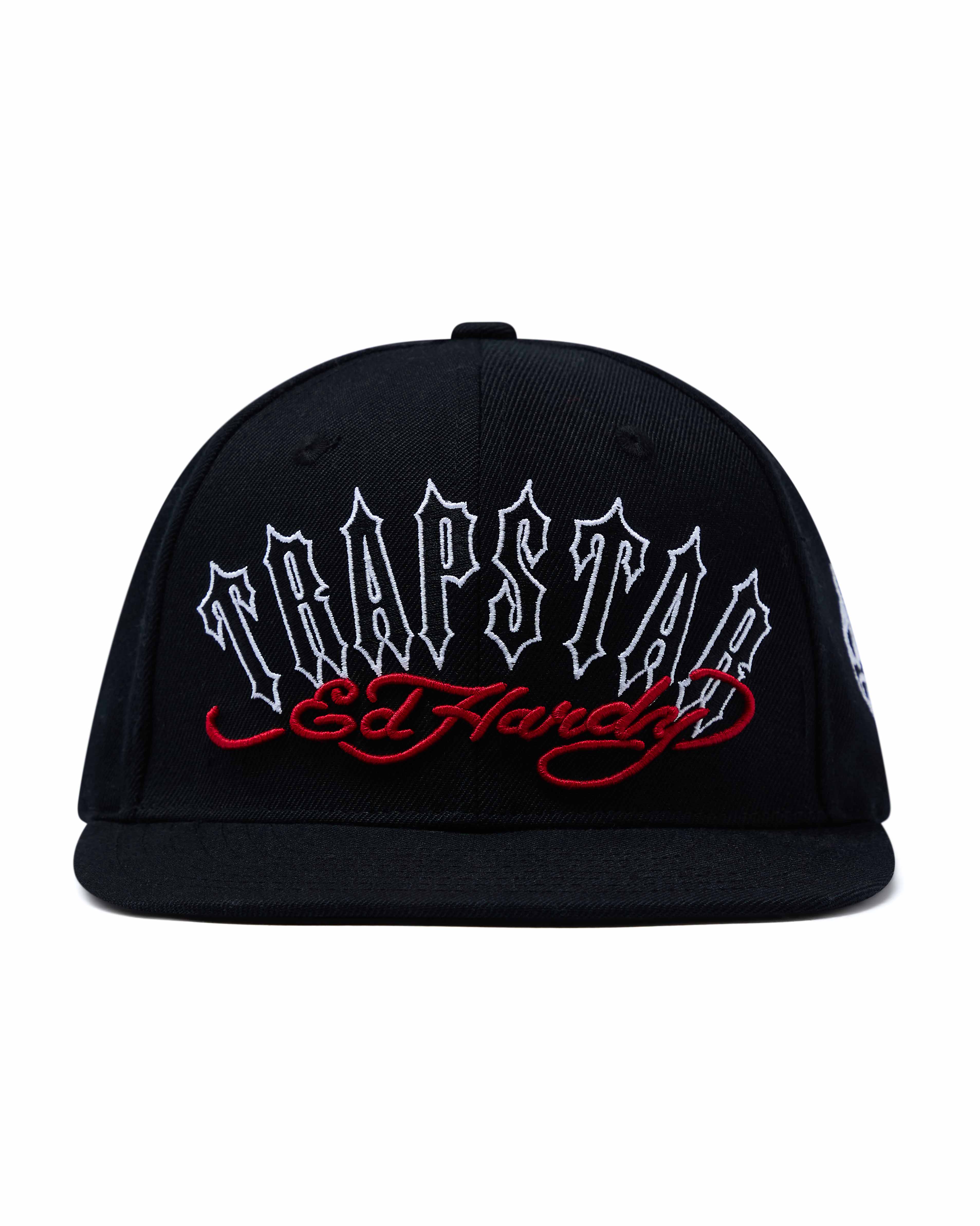 Black Men\'s Trapstar x Ed Hardy Snapback Caps, Trapstar London | 0712RHCJL