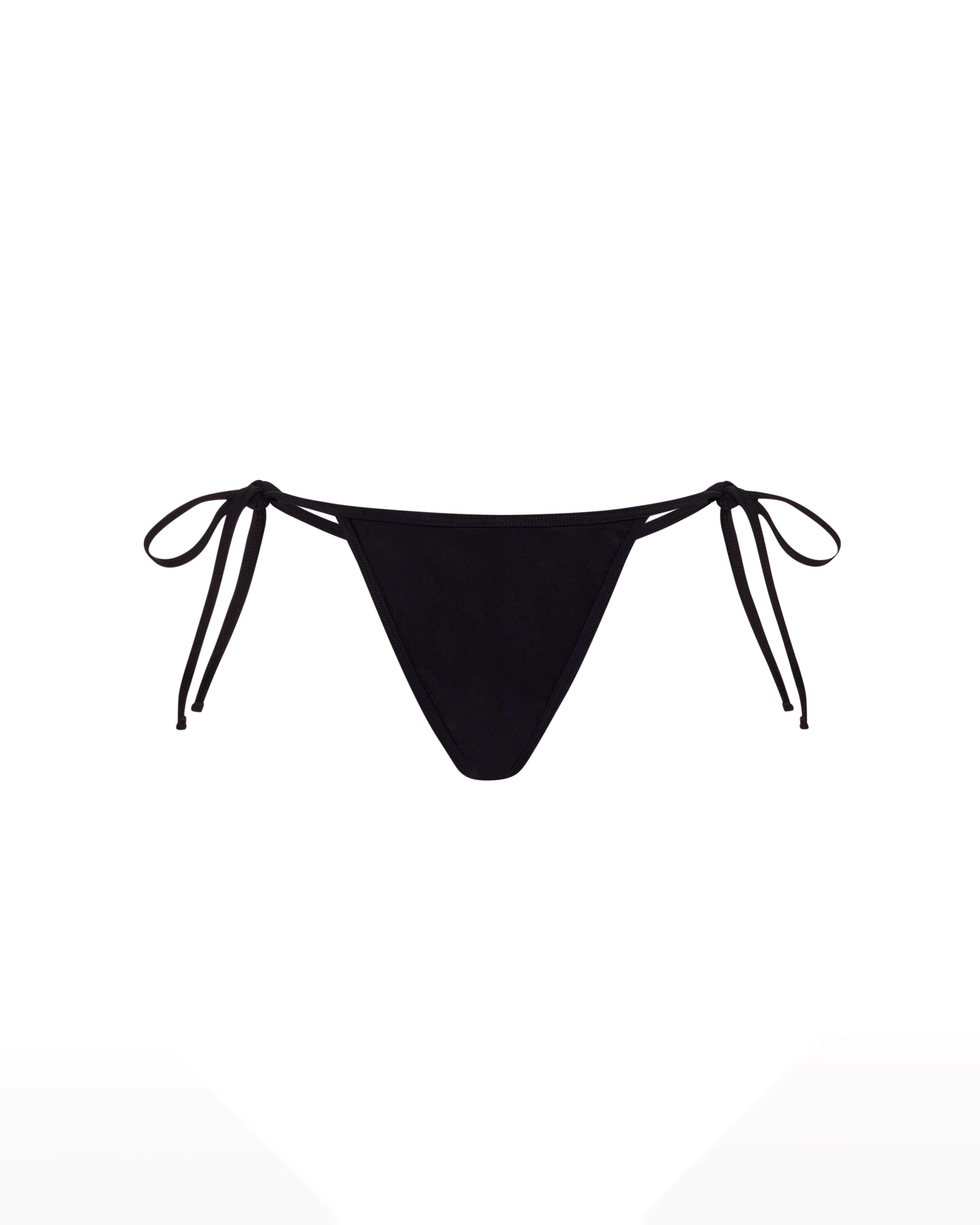 Black Women's Trapstar Hyperdrive Tie Side Bikini Bottoms, Trapstar London | 4136TUBLM