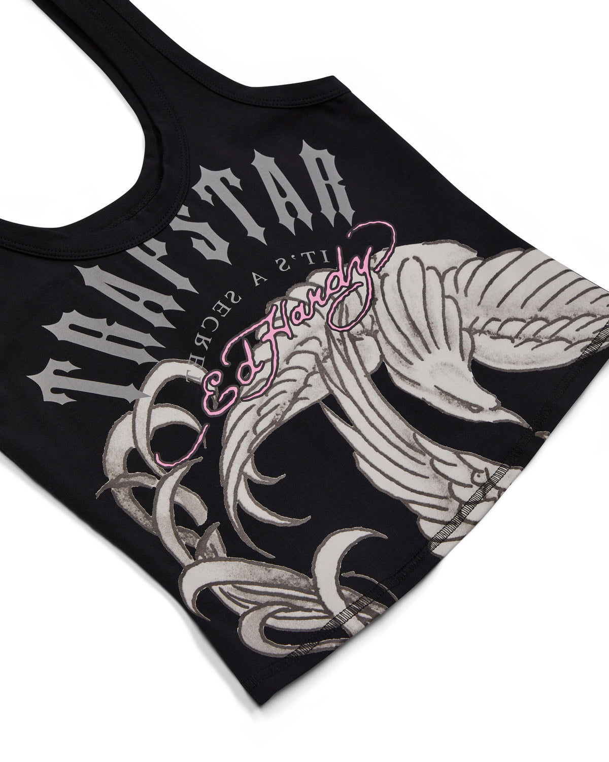 Black Women's Trapstar x Ed Hardy Vests, Trapstar London | 0725MVUBT