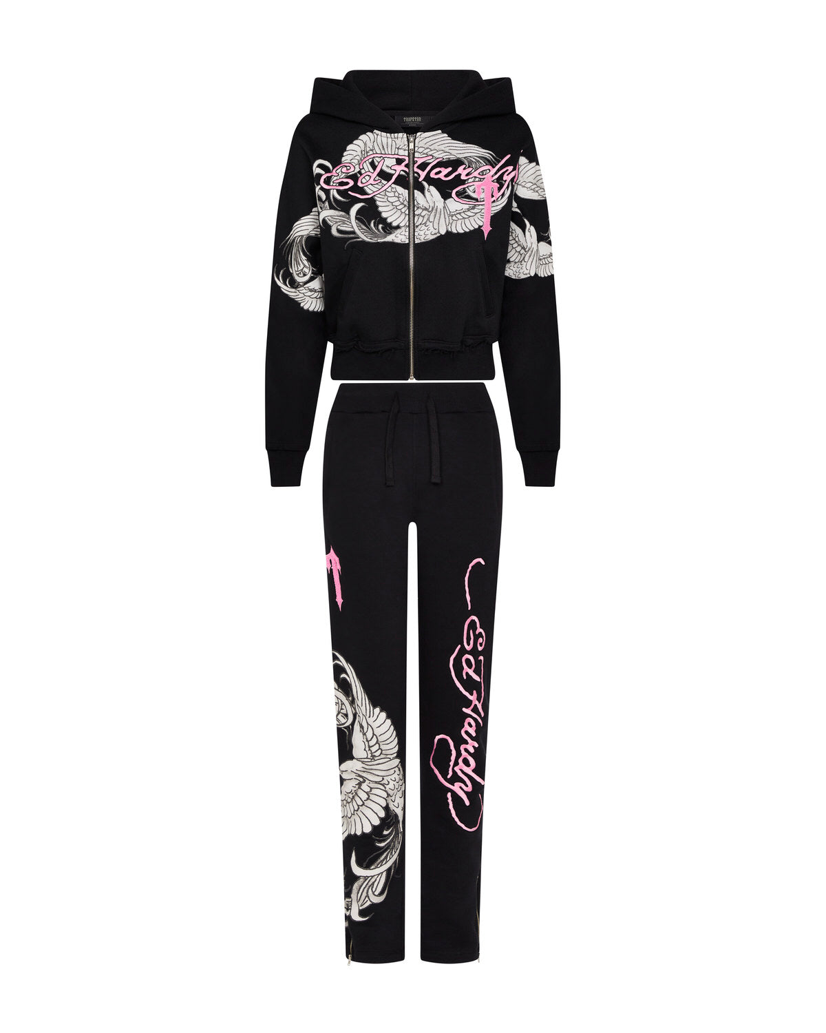 Black Women\'s Trapstar x Ed Hardy Tracksuits, Trapstar London | 8910DTWCH