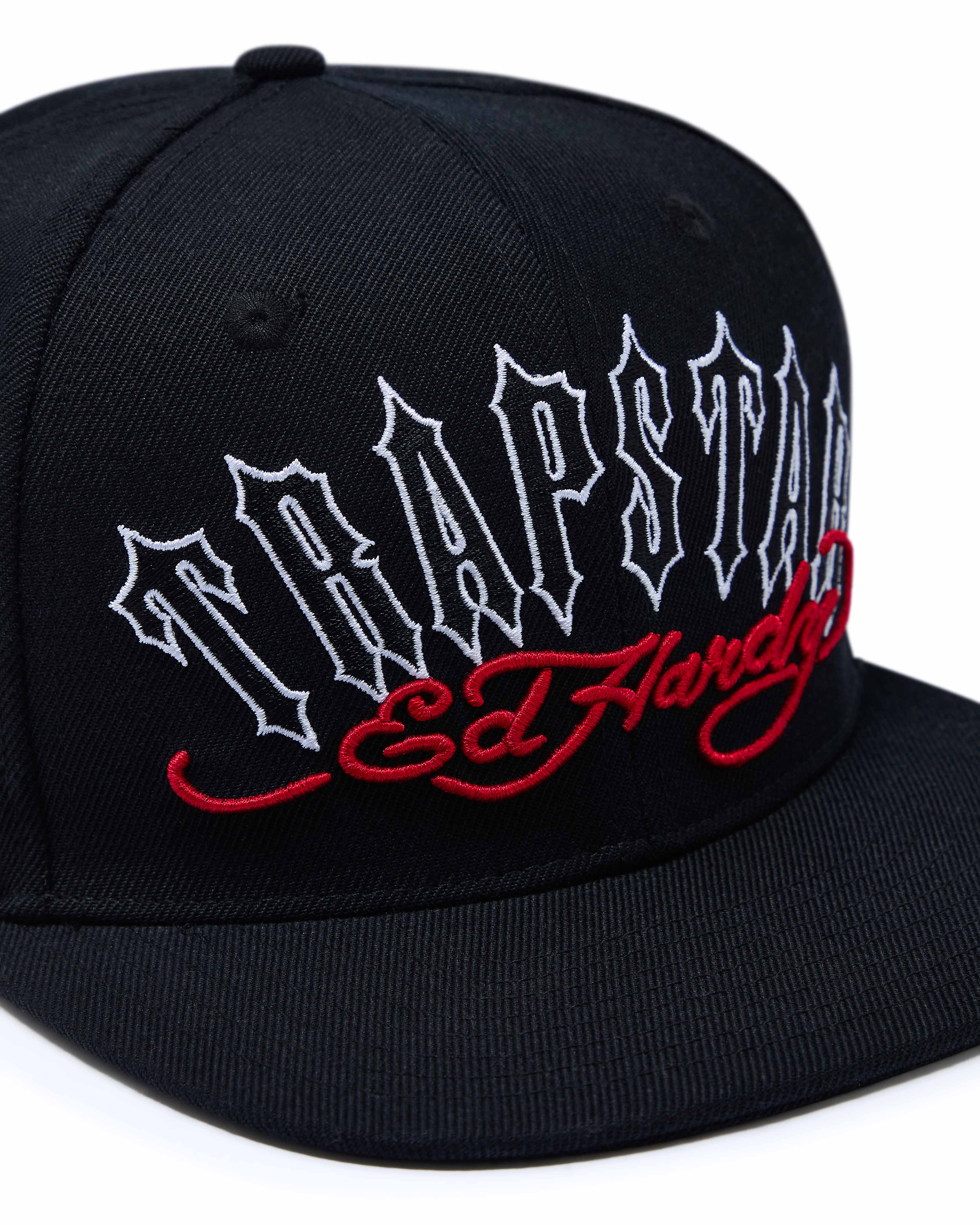 Black Women's Trapstar x Ed Hardy Snapback Caps, Trapstar London | 5613FKUHD