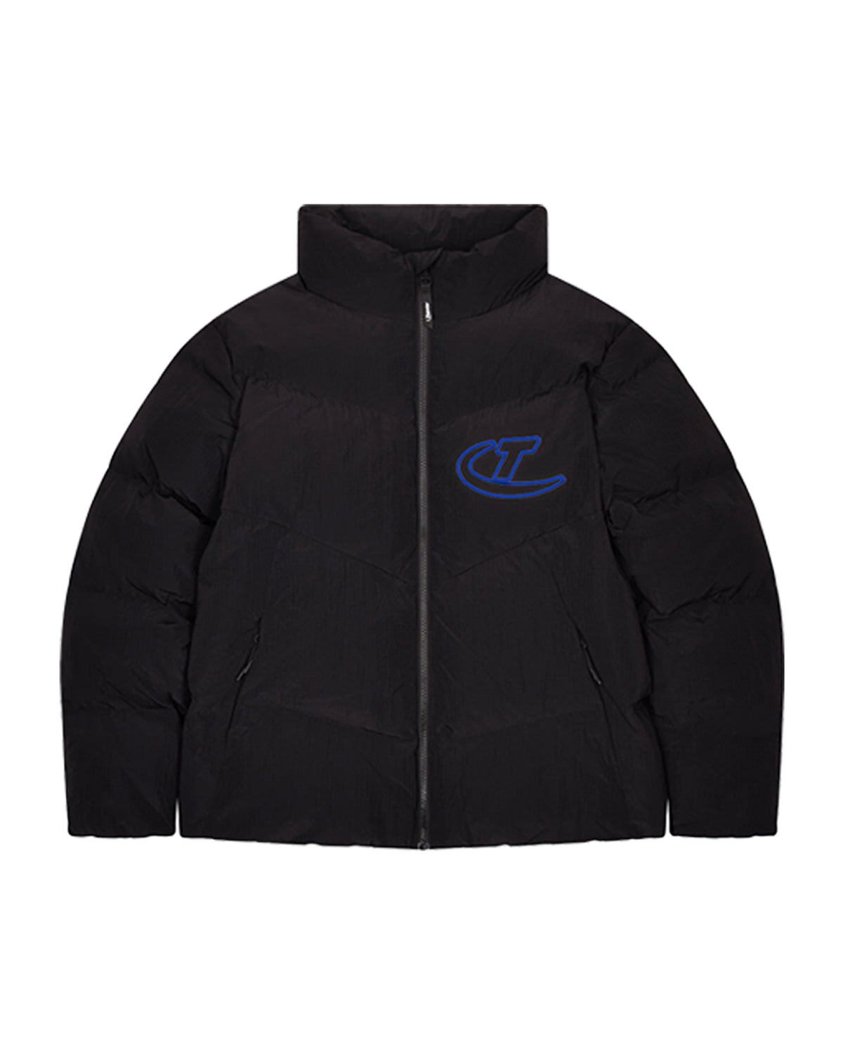 Black / Blue Men's Trapstar Hyperdrive Ripstop Puffer Jackets, Trapstar London | 6074OUTGE