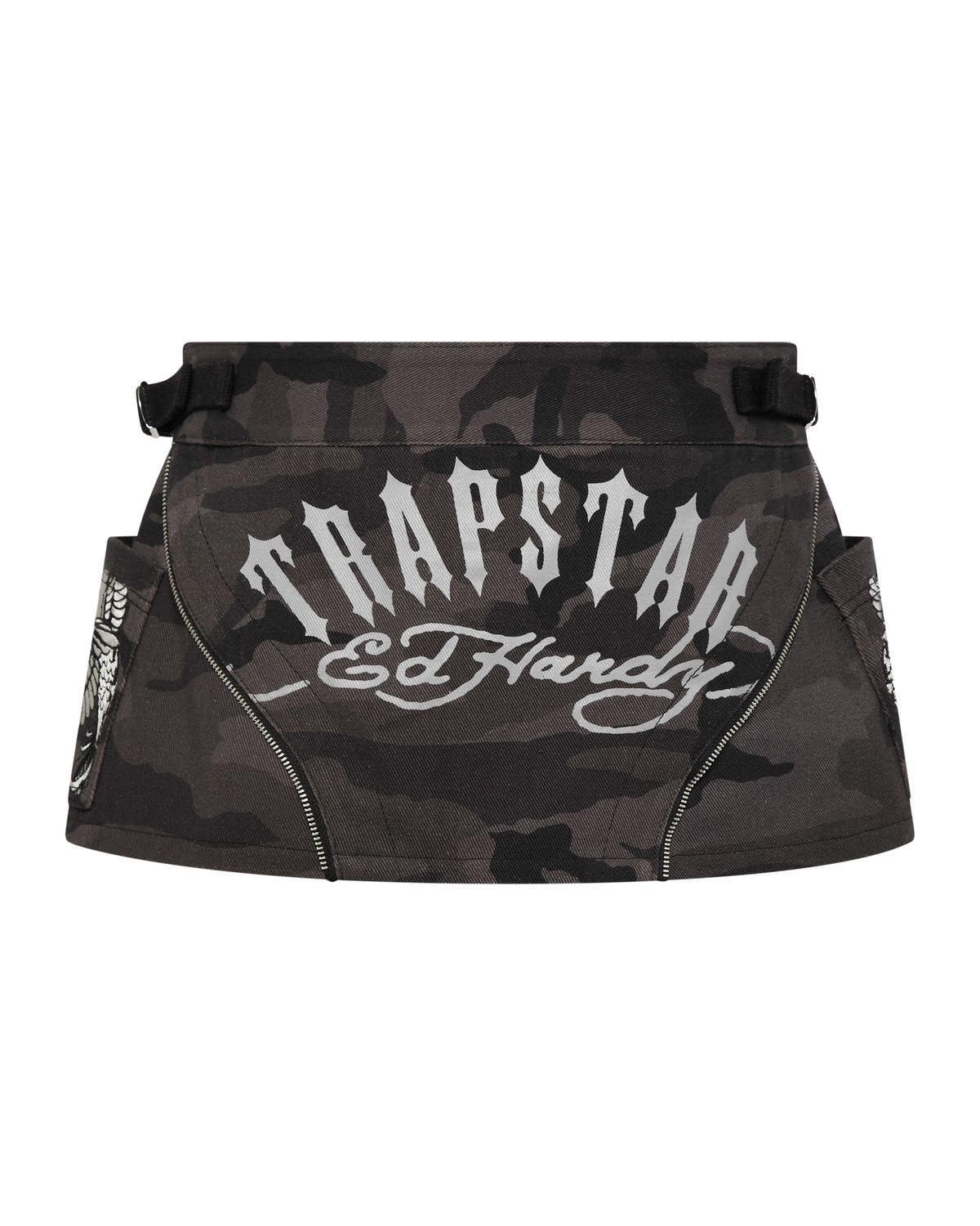 Black / Camo Women\'s Trapstar x Ed Hardy Skirts, Trapstar London | 6423PQXJC