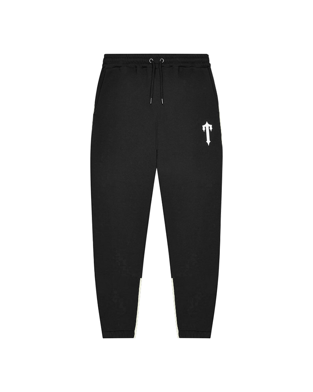 Black / Cream Men's Trapstar Irongate Arch Panel Tracksuits, Trapstar London | 1934QRKCV