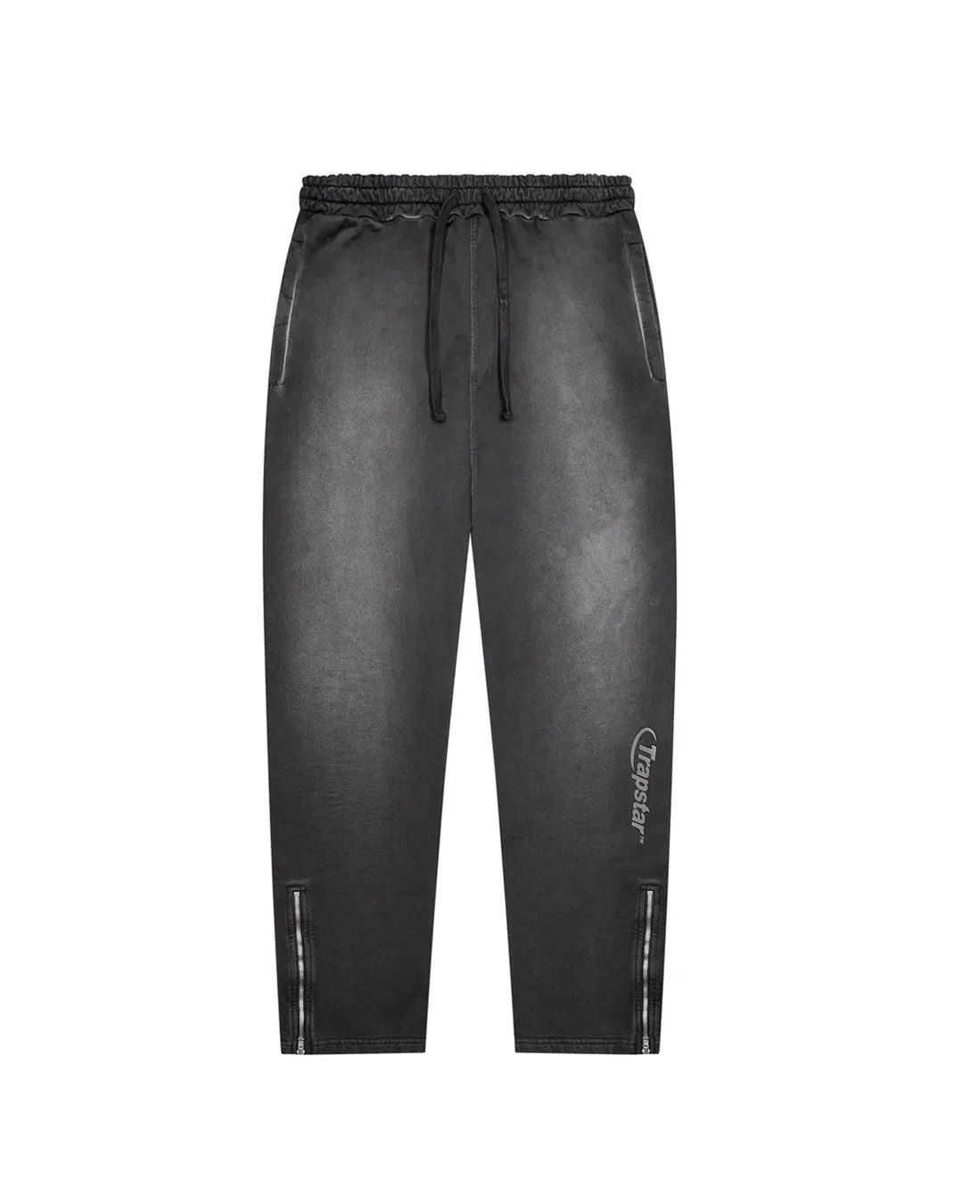 Black / Grey Men\'s Trapstar Hyperdrive Spray Sweatpants, Trapstar London | 6053IMJTK