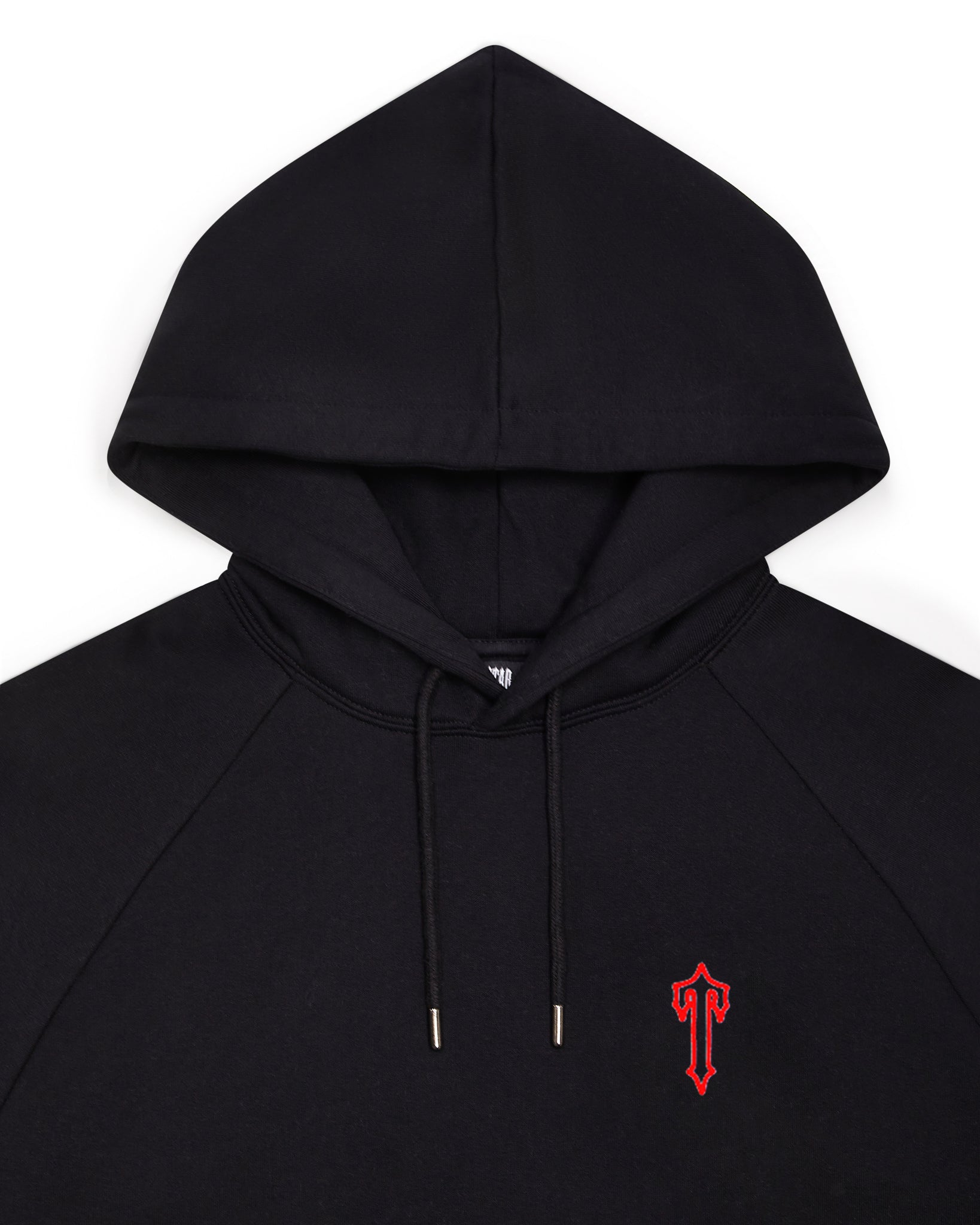 Black / Red Men's Trapstar Foundation Hoodies, Trapstar London | 5207OETGB