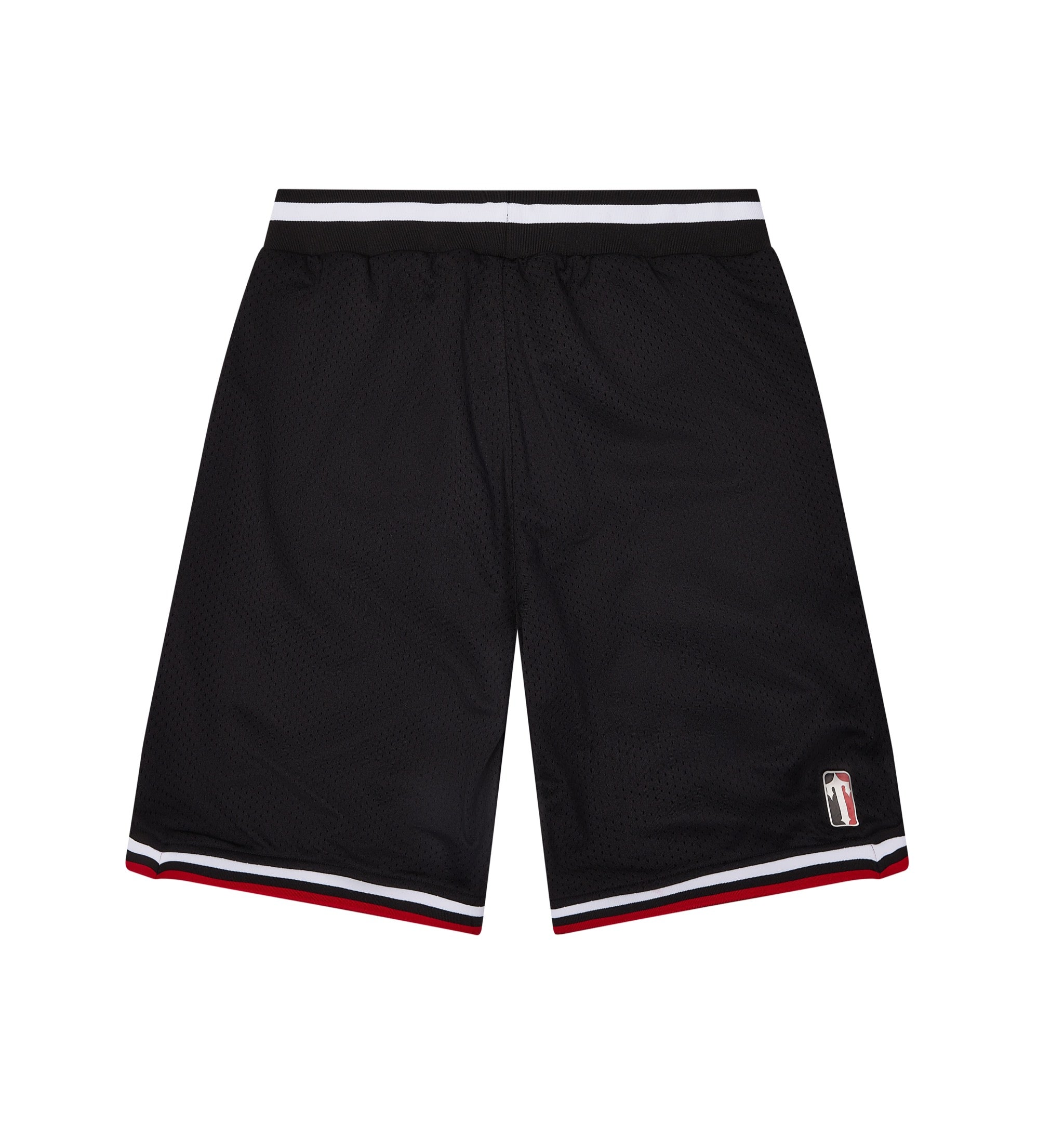 Black / Red Men's Trapstar It's A Secret Irongate Arch Shorts, Trapstar London | 3194SFKLH