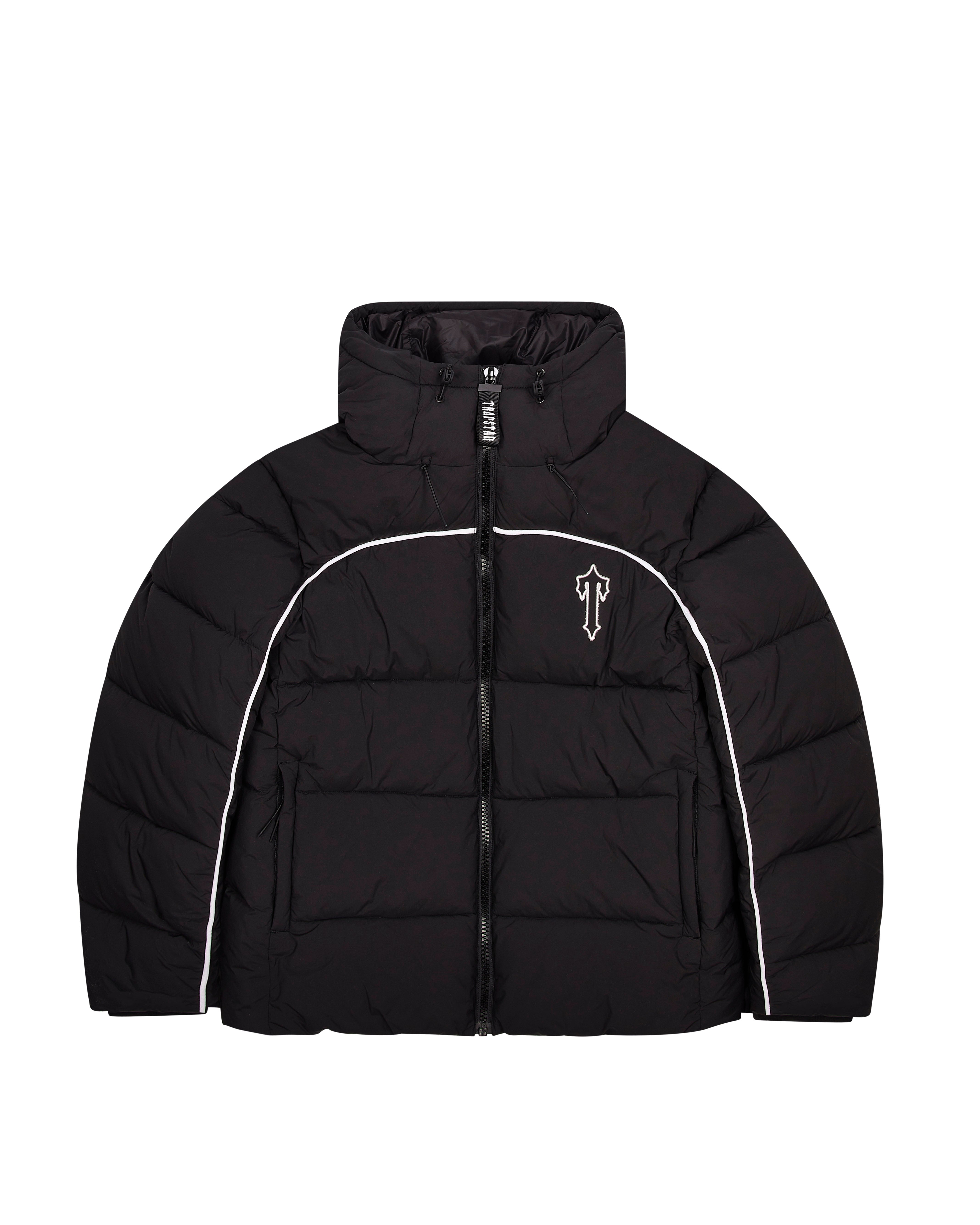 Black / White Men's Trapstar PRE ORDER Irongate Arch Puffer Jackets, Trapstar London | 9032MQBPA