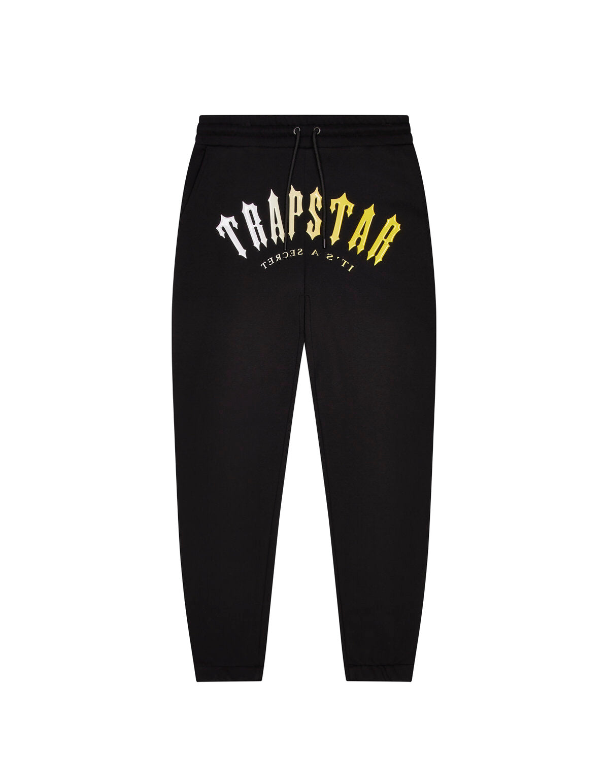 Black / Yellow Men's Trapstar Decoded Hooded Gel Tracksuits, Trapstar London | 6438YFRST