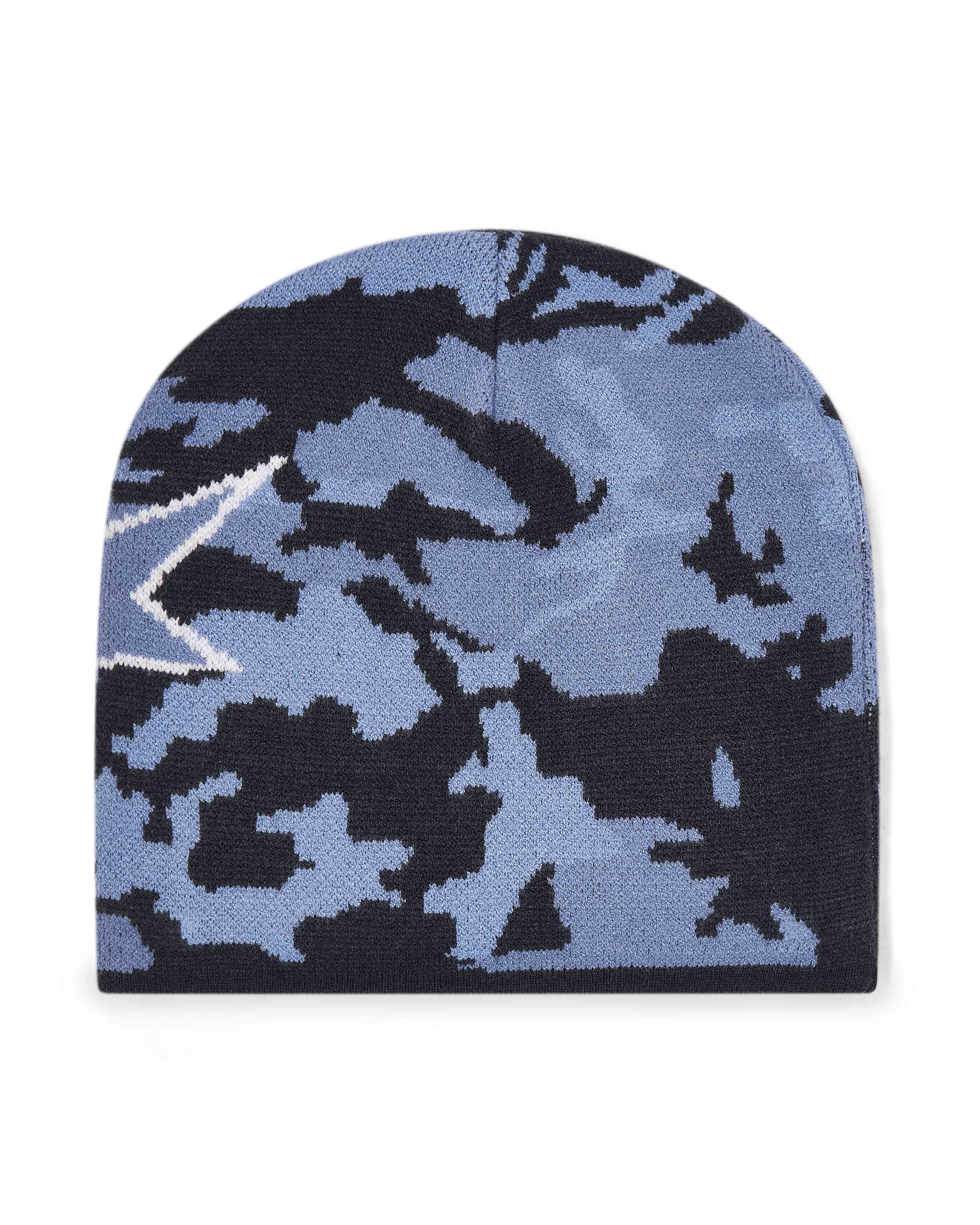 Blue Camo Men's Trapstar Ts Star Beanie, Trapstar London | 1976QHUNB