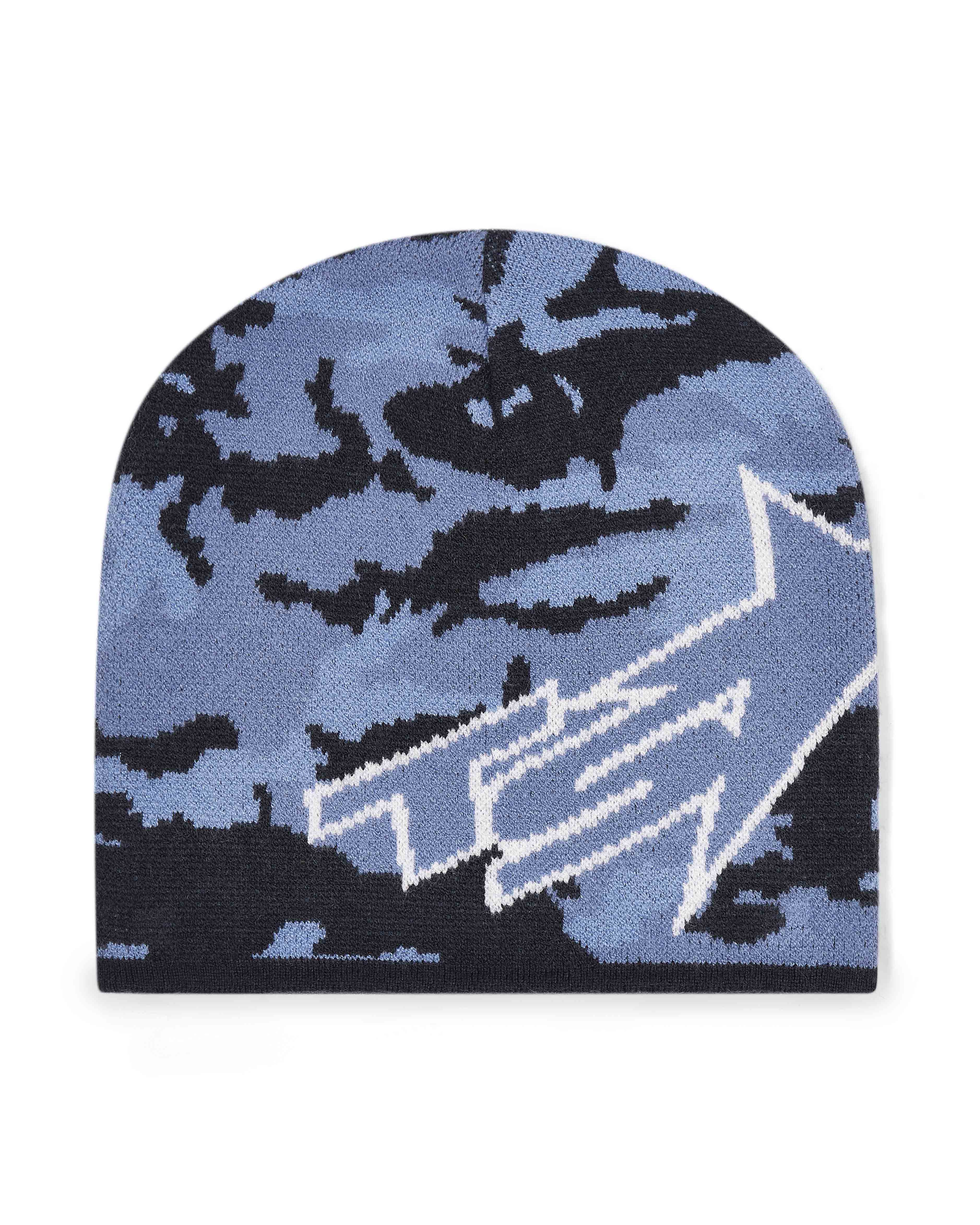 Blue Camo Men\'s Trapstar Ts Star Beanie, Trapstar London | 1976QHUNB