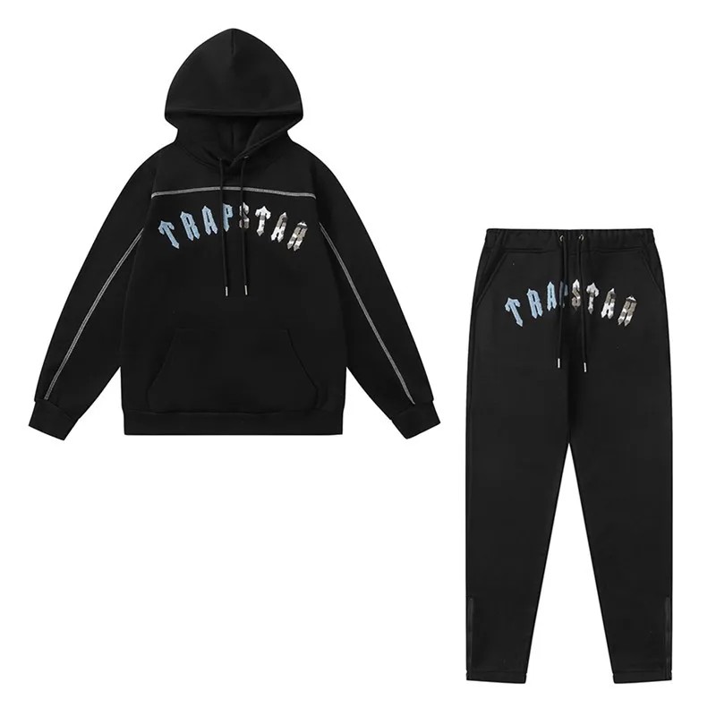 Blue Men\'s Trapstar Camouflage Tracksuits, Trapstar London | 6712GWFBJ