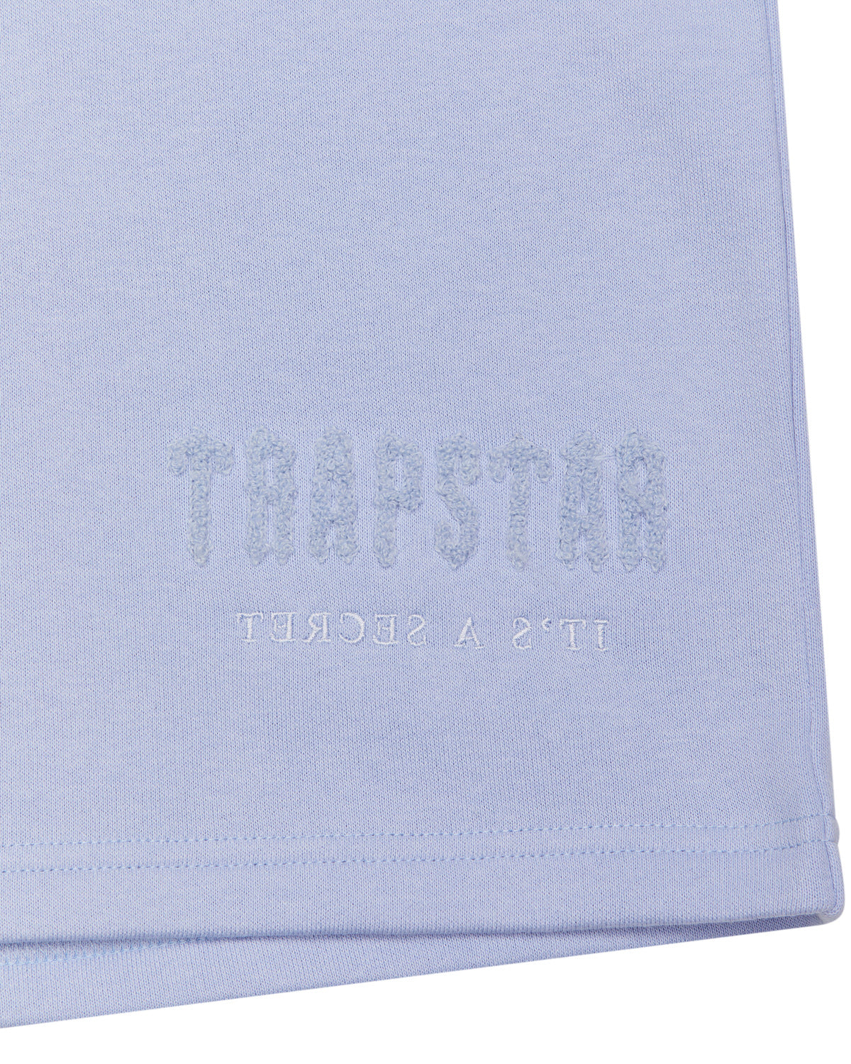 Blue Men's Trapstar Decoded Chenille Shorts, Trapstar London | 2783CQLOZ