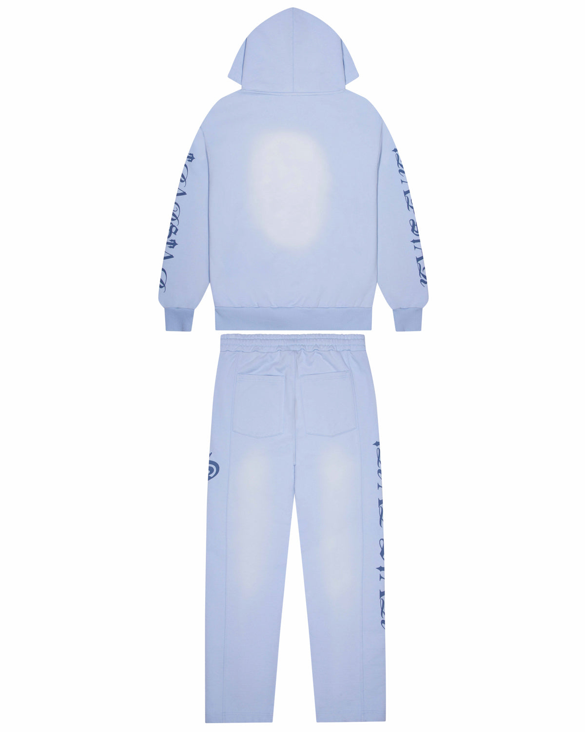 Blue Men's Trapstar Script Spray Tracksuits, Trapstar London | 8652QHUFC