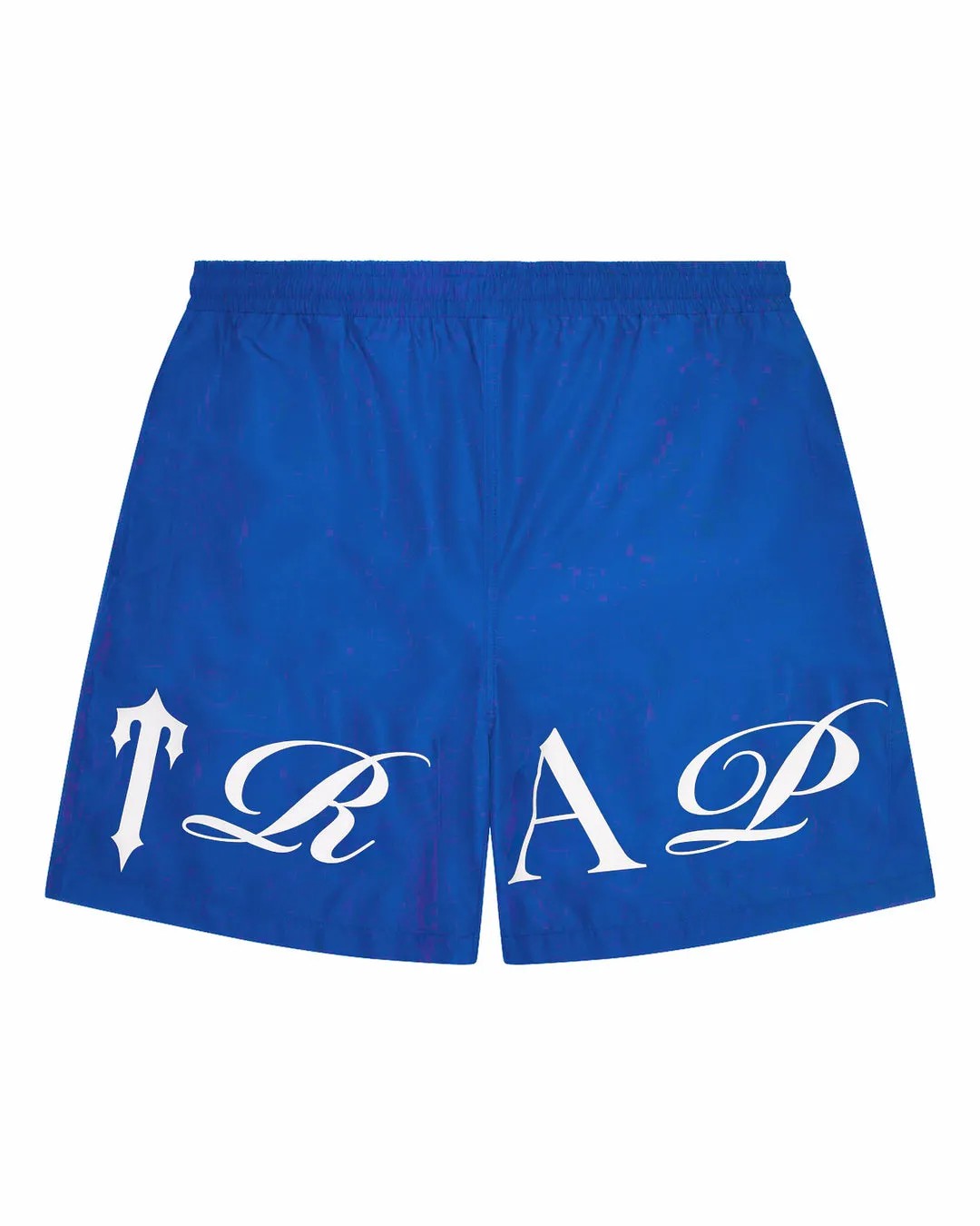 Blue / White Men\'s Trapstar Script Shell Shorts, Trapstar London | 8601MGPQR