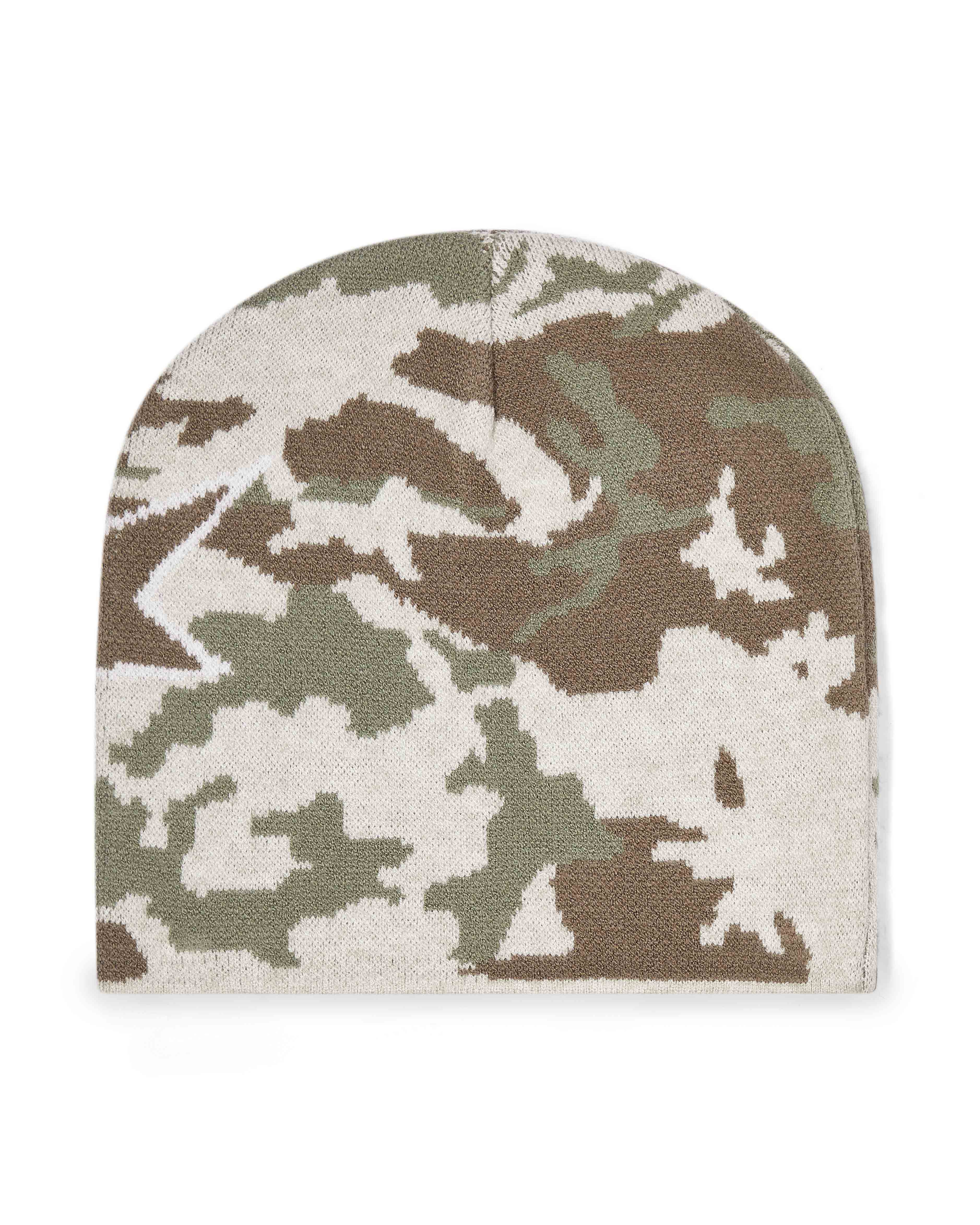 Green Camo Men's Trapstar Ts Star Beanie, Trapstar London | 9845TEDKO