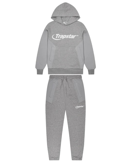 Grey Men\'s Trapstar Chenille Hyperdrive Panel Tracksuits, Trapstar London | 3742IAMLW