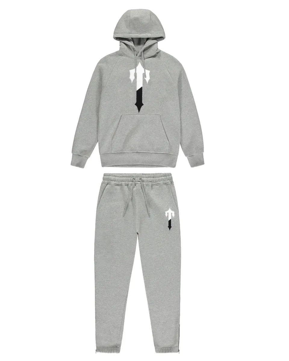 Grey Men\'s Trapstar Irongate T Chenille Tracksuits, Trapstar London | 4506ROWXQ