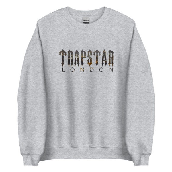 Grey Men\'s Trapstar London Clip Sweatshirts, Trapstar London | 8043MSRWI