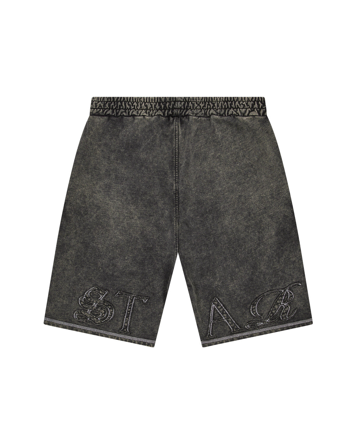 Grey Men\'s Trapstar Patchwork Script Shorts, Trapstar London | 4809CSEUT