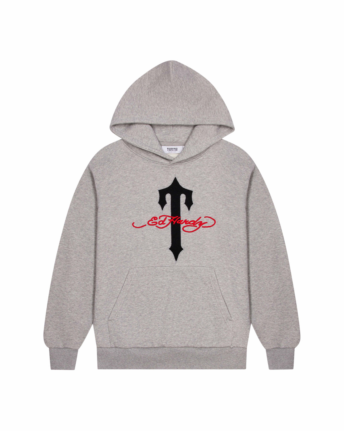 Grey Men\'s Trapstar x Ed Hardy Hoodies, Trapstar London | 8264ENFMS