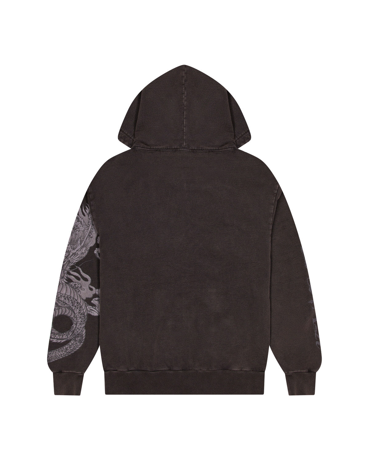 Grey Men's Trapstar x Ed Hardy Script Hoodies, Trapstar London | 3402UBLIV