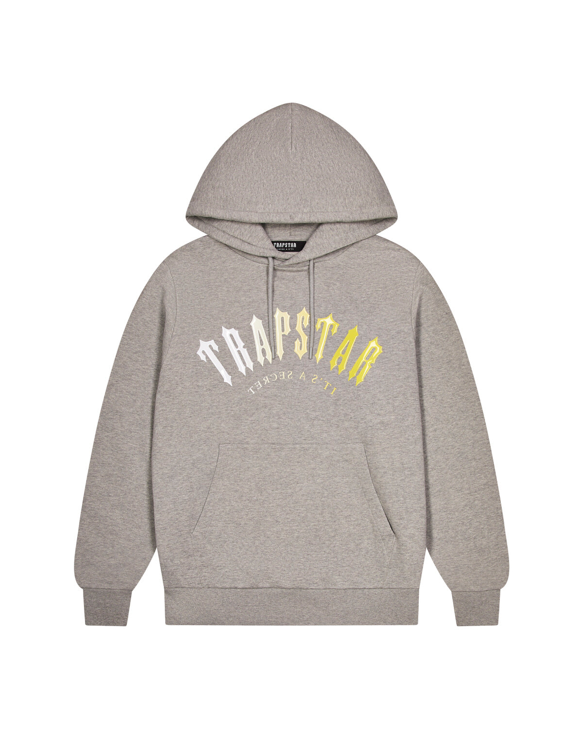 Grey / Yellow Men's Trapstar Decoded Hooded Gel Tracksuits, Trapstar London | 4680HVXJR