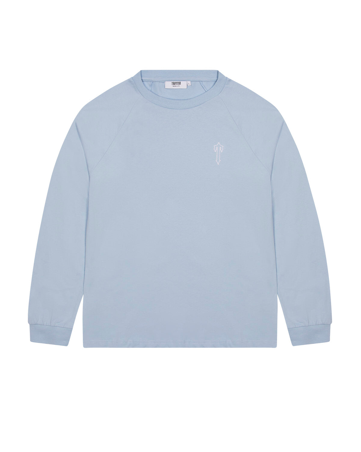 Light Blue Men\'s Trapstar Foundation LS T-shirts, Trapstar London | 9076YWNQD