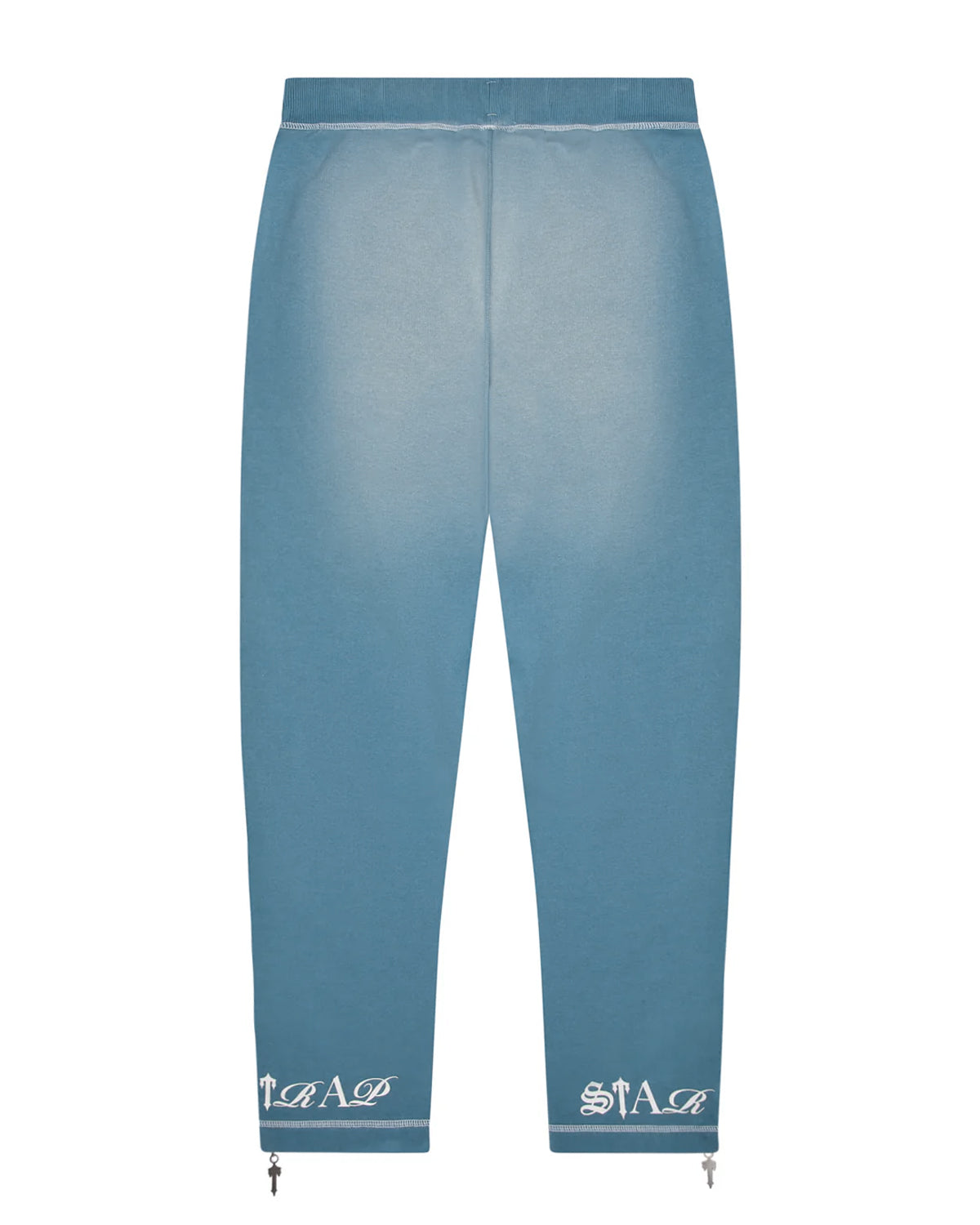 Light Denim Wash Men's Trapstar Script Sweatpants, Trapstar London | 3514QZEIF