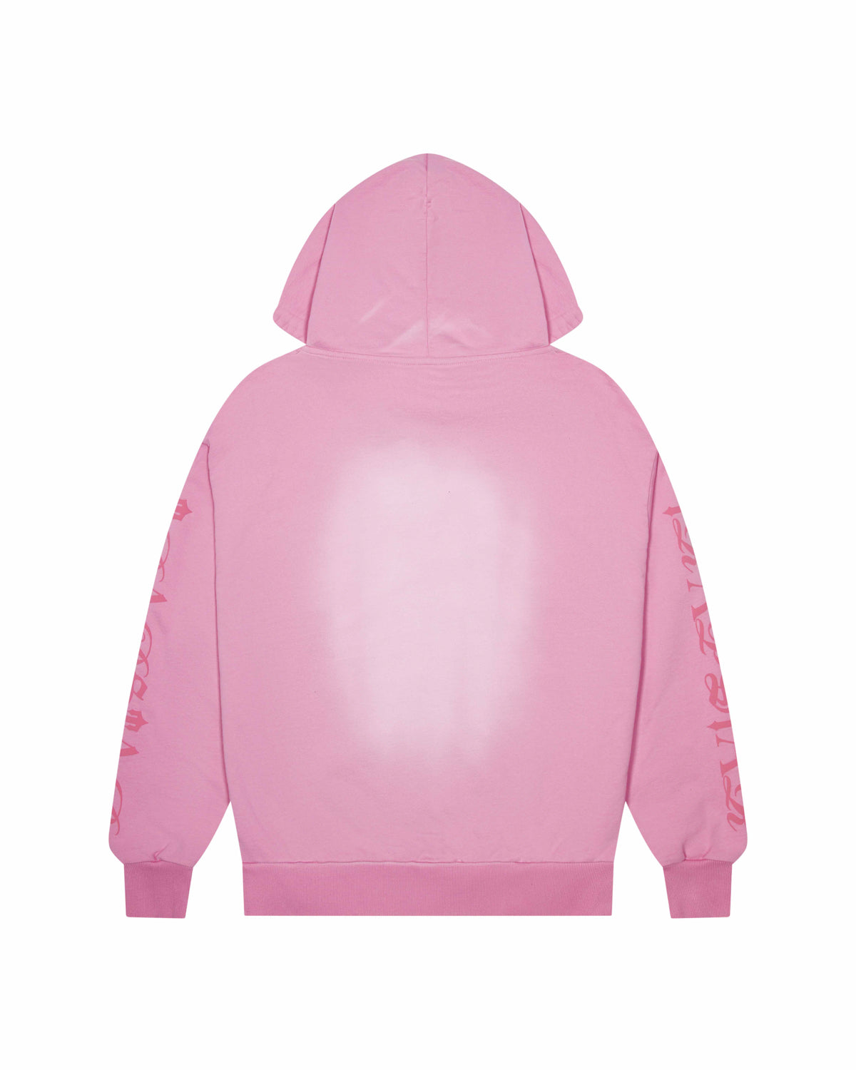 Pink Men's Trapstar Script Spray Hoodies, Trapstar London | 7340IQHJL