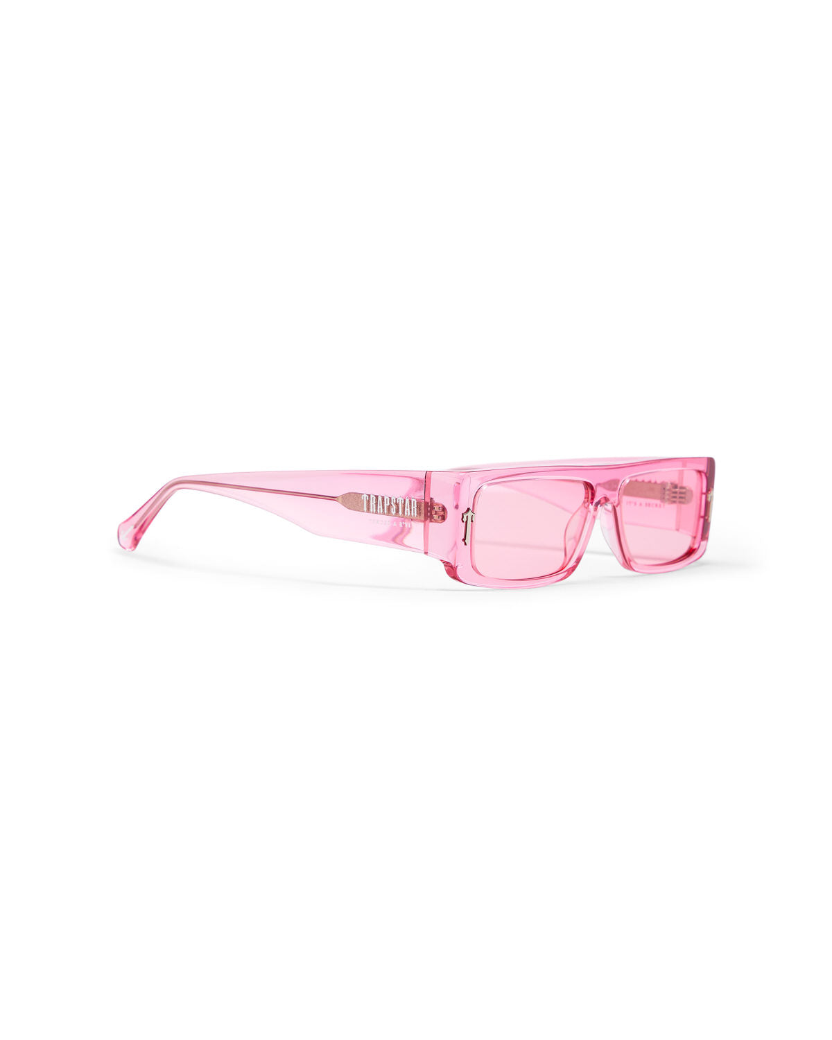 Pink Women\'s Trapstar Decoded Acetate Sunglasses, Trapstar London | 6423WSUIV