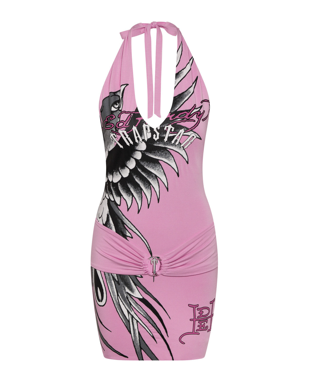 Pink Women\'s Trapstar x Ed Hardy Dress, Trapstar London | 2537JNTZP