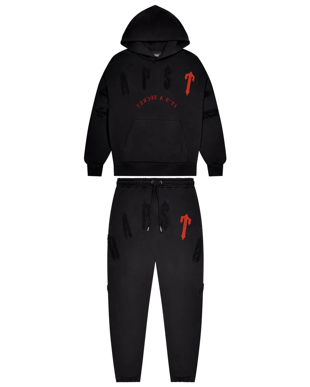 Red Men\'s Trapstar Irongate Arch Chenille 2.0 Tracksuits, Trapstar London | 6734VXRHN